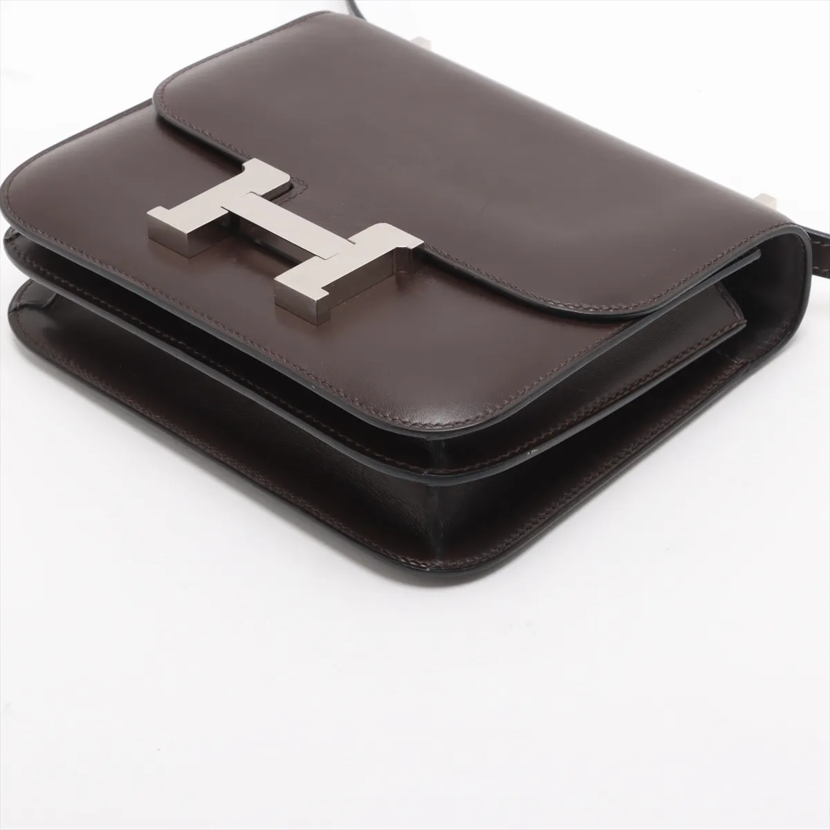 [Individually wrapped] Hermes Constance 18 Mini Box Calf Evenne Silver Hardware X:2016 — view 3