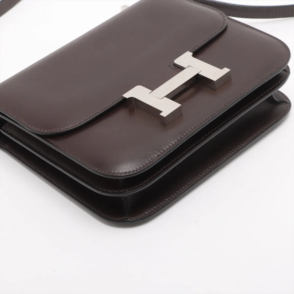 [Individually wrapped] Hermes Constance 18 Mini Box Calf Evenne Silver Hardware X:2016 — view 4