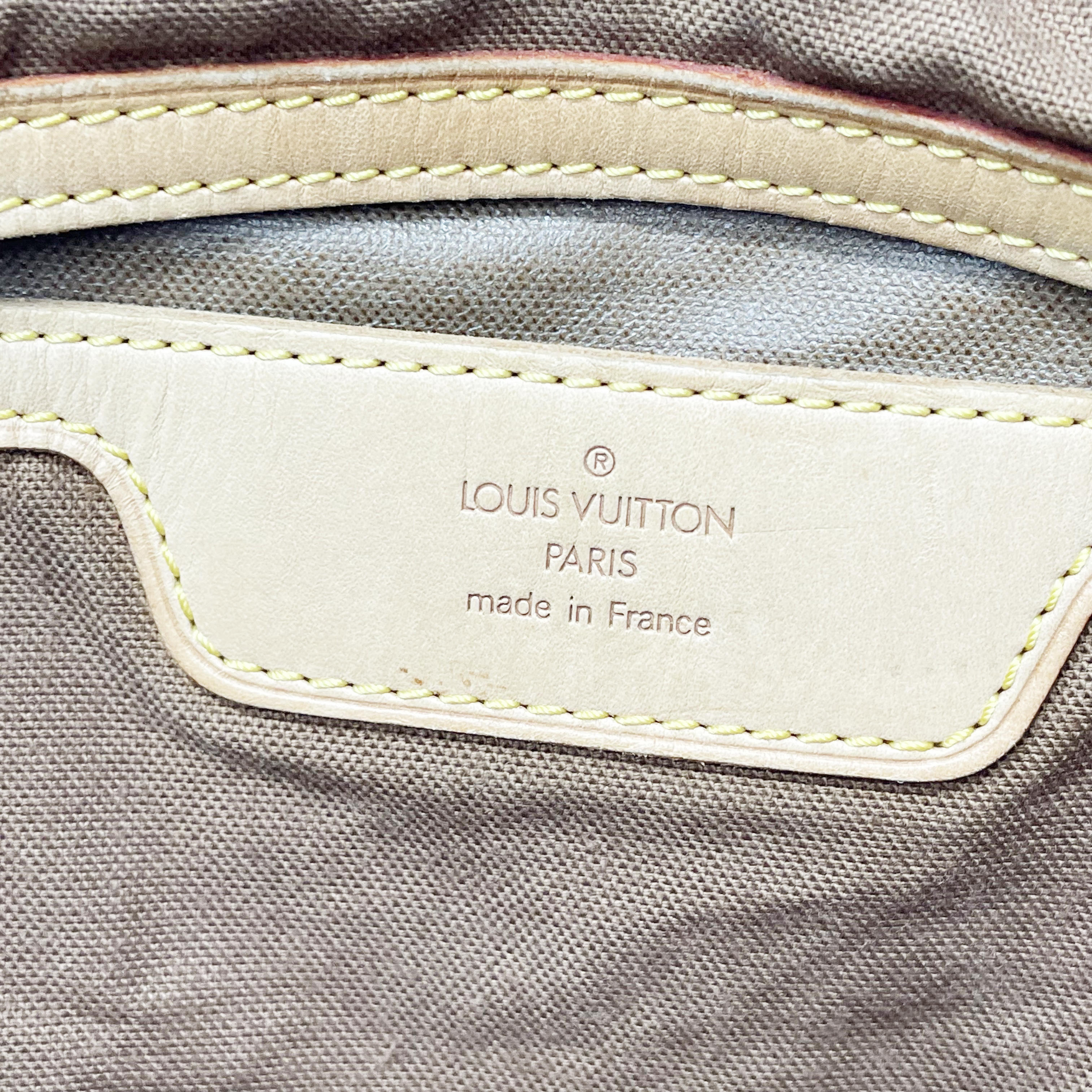 Sac Porochon M41222 Monogram 2WAY ST Name Tag Boston Bag — view 12