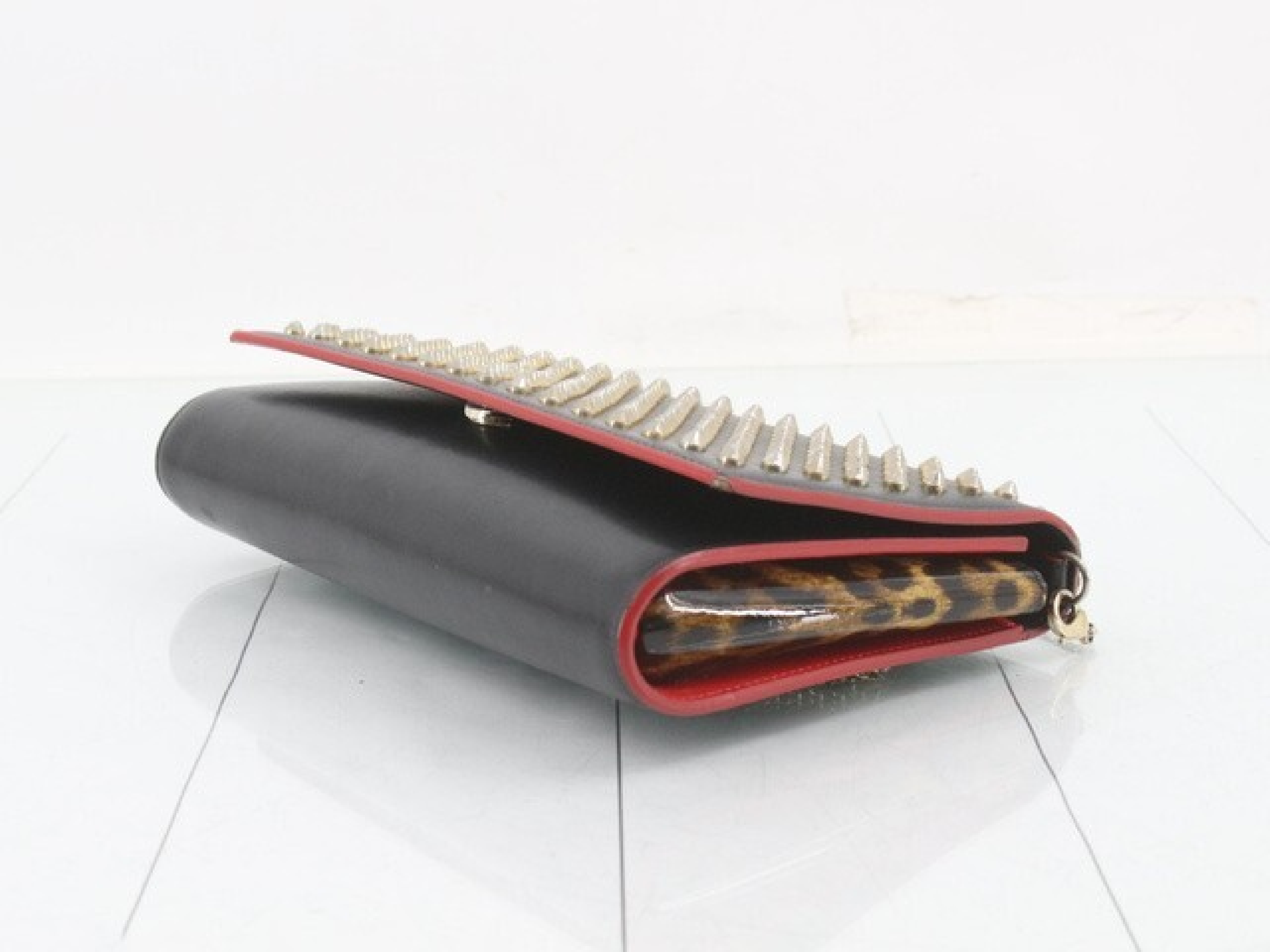 Calfskin Chain Shoulder Bag — view 4