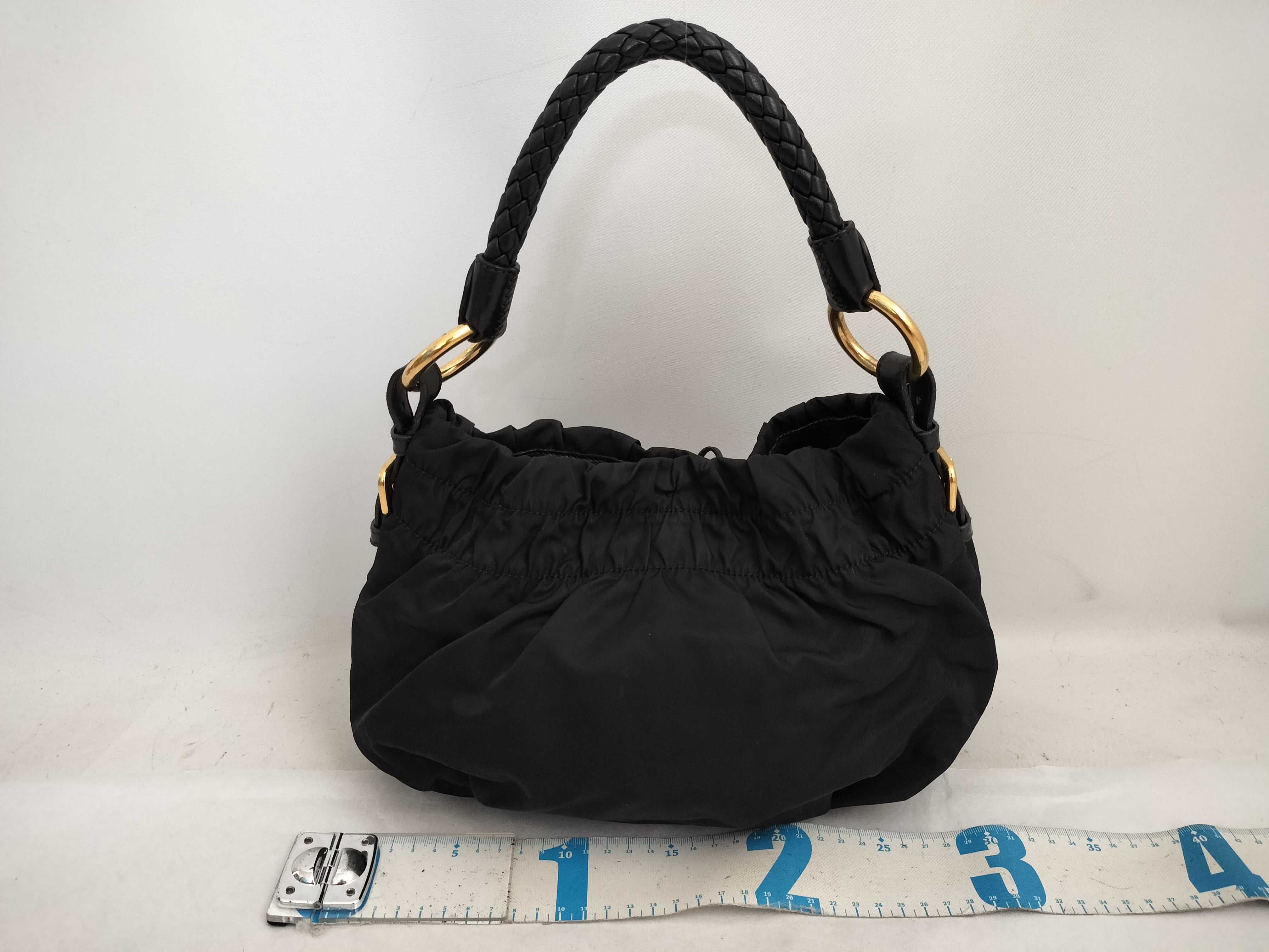 Nylon Handbag, Black — view 2