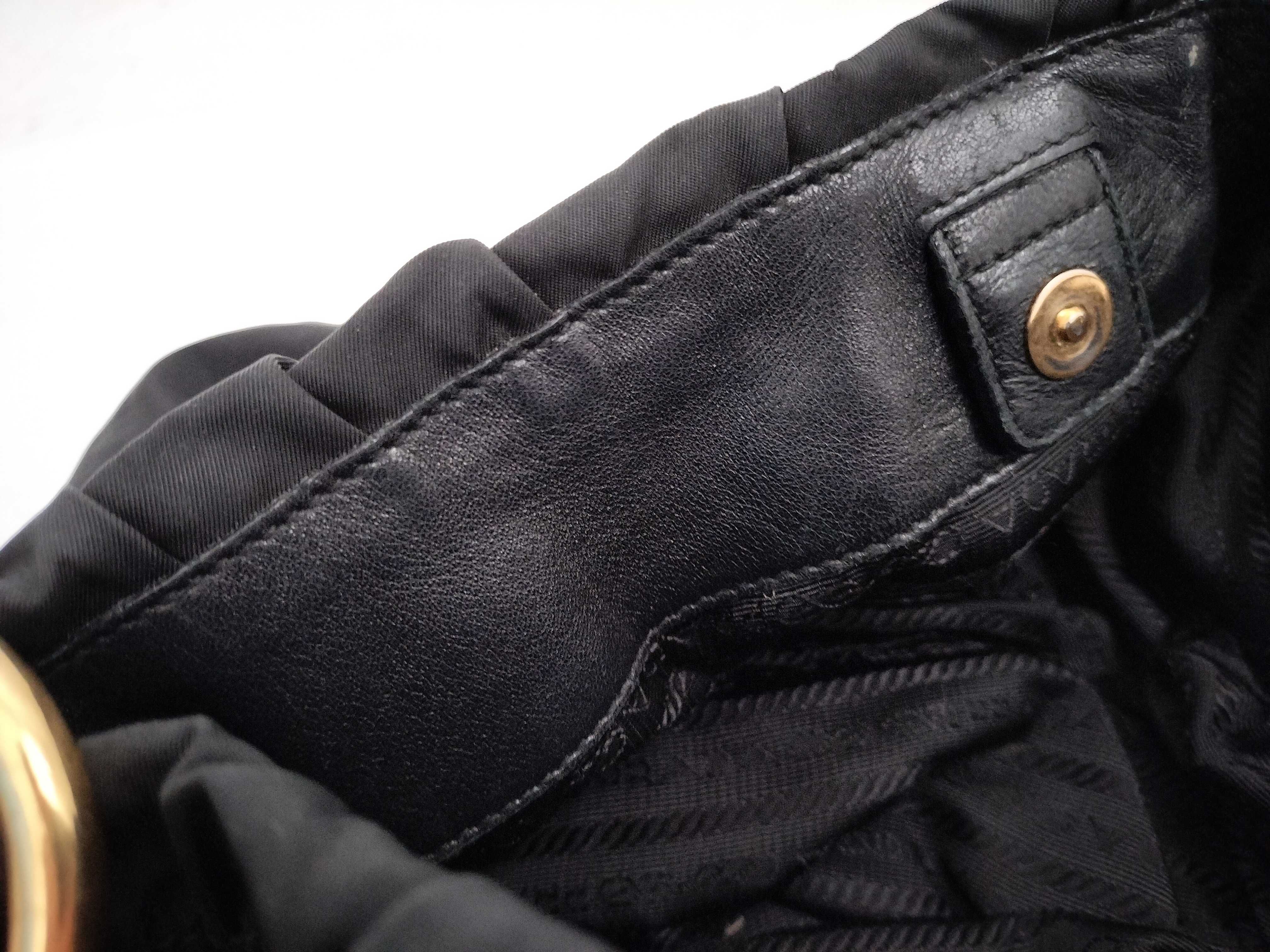 Nylon Handbag, Black — view 13