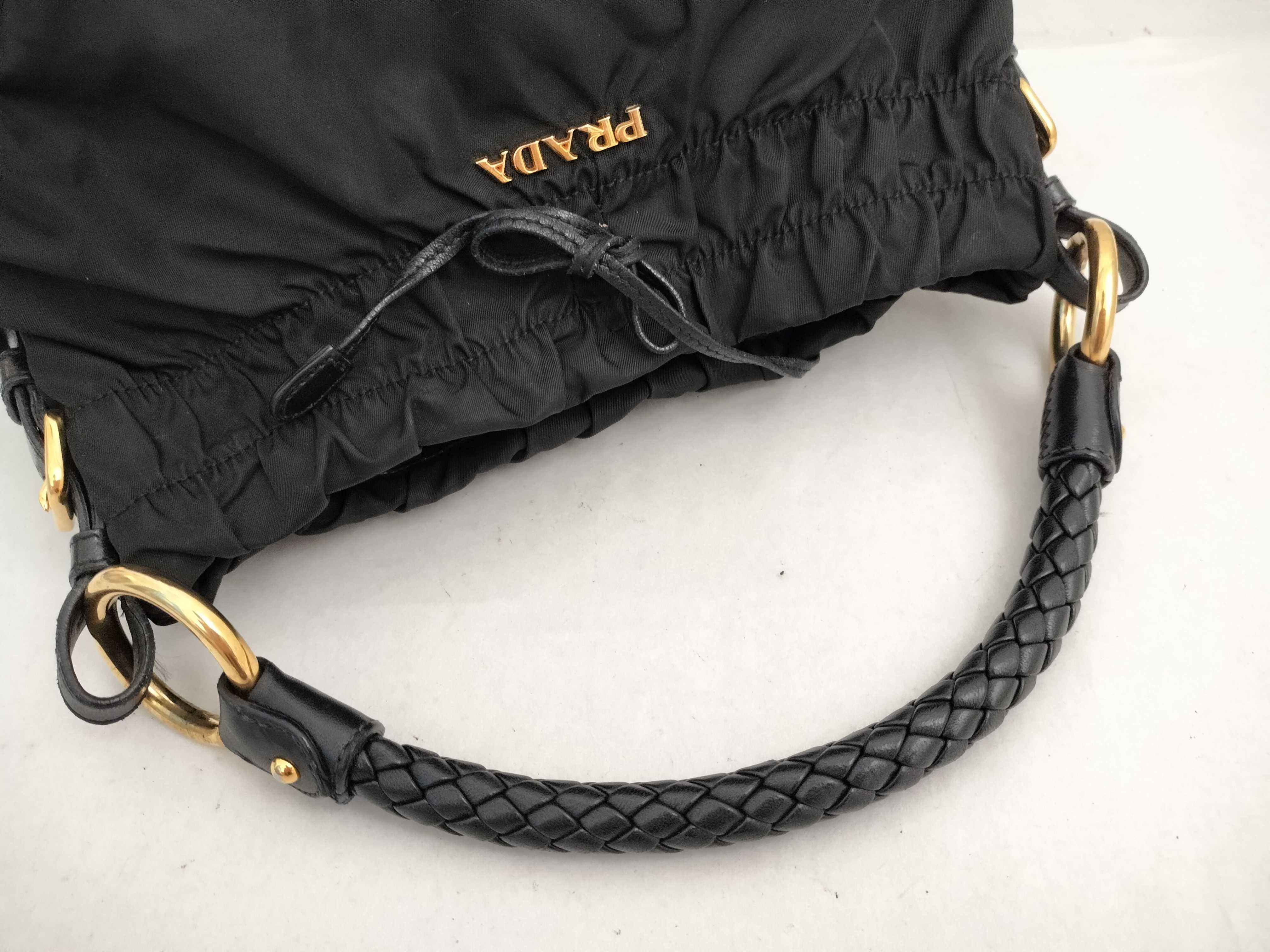 Nylon Handbag, Black — view 3