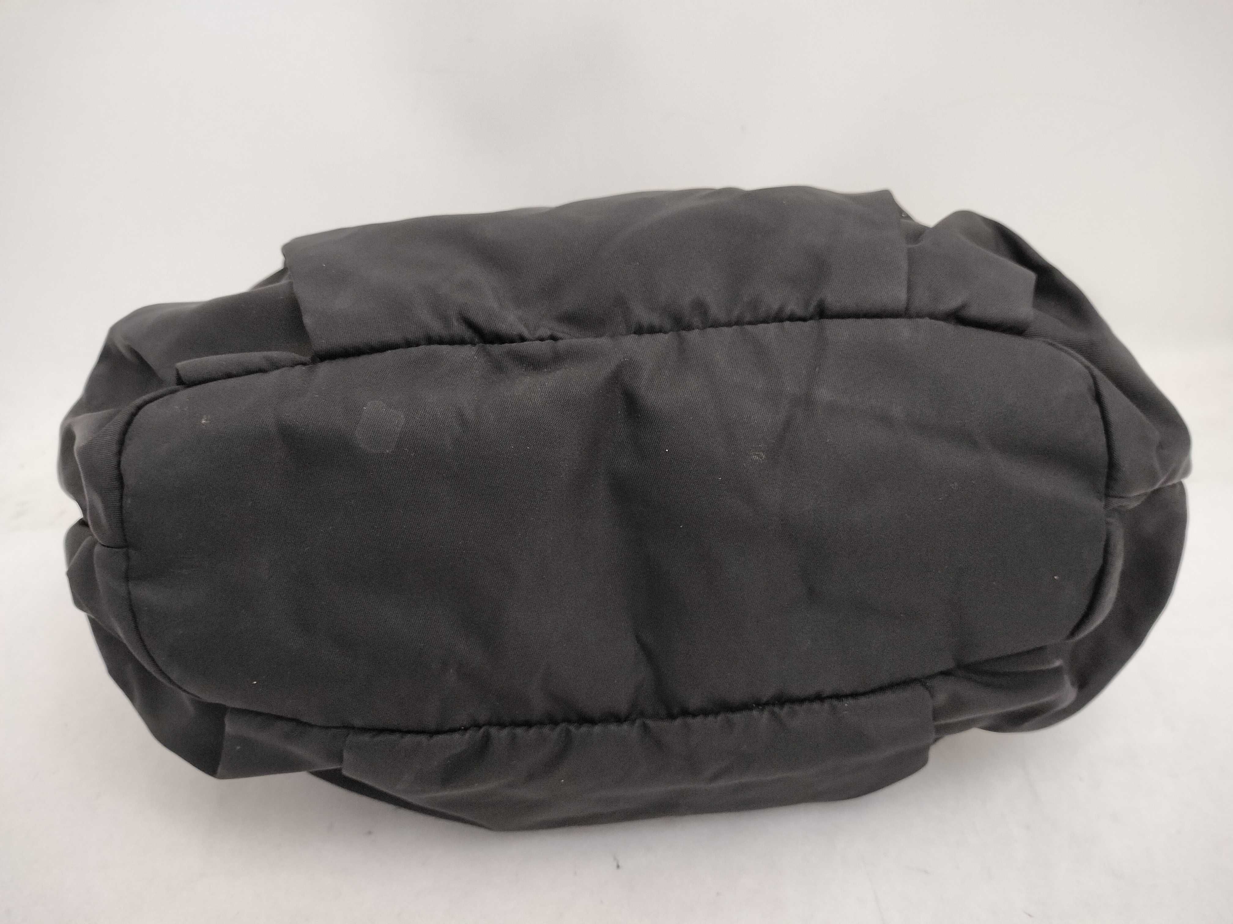 Nylon Handbag, Black — view 7