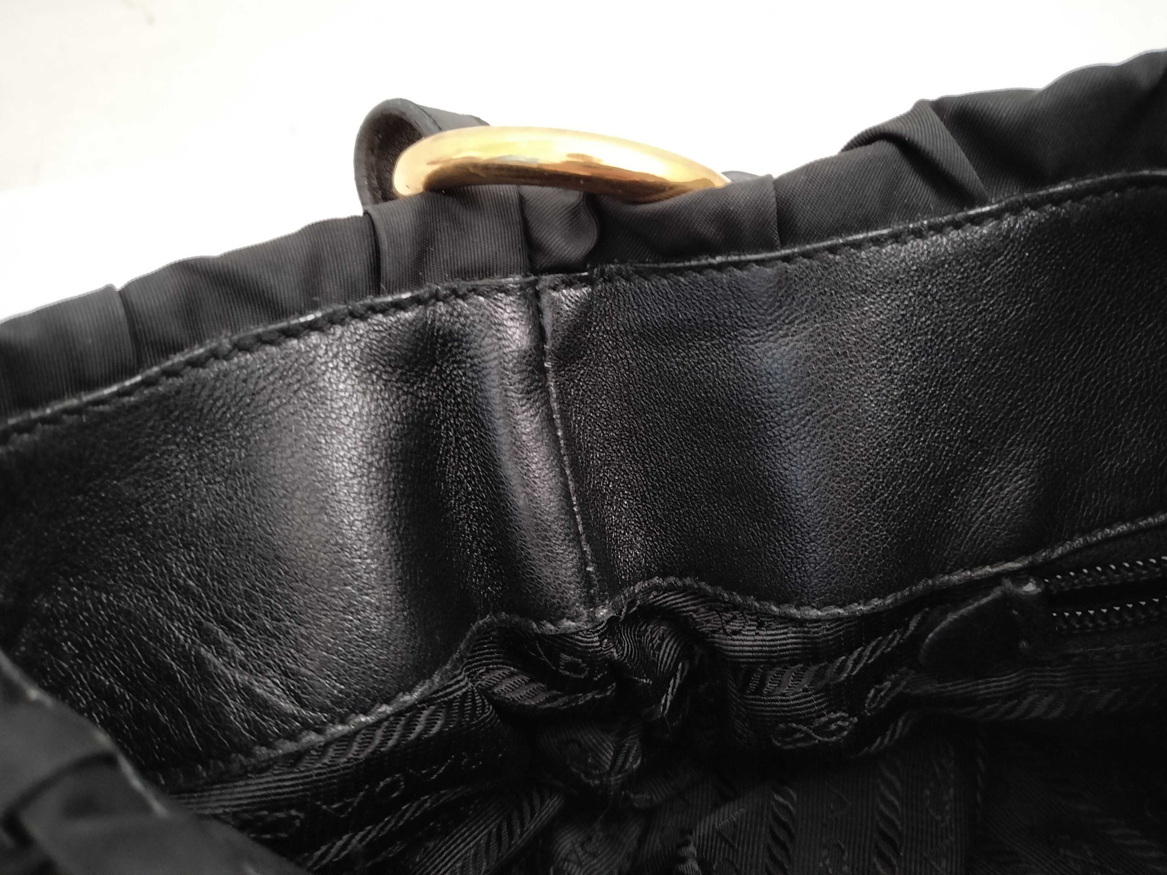 Nylon Handbag, Black — view 8