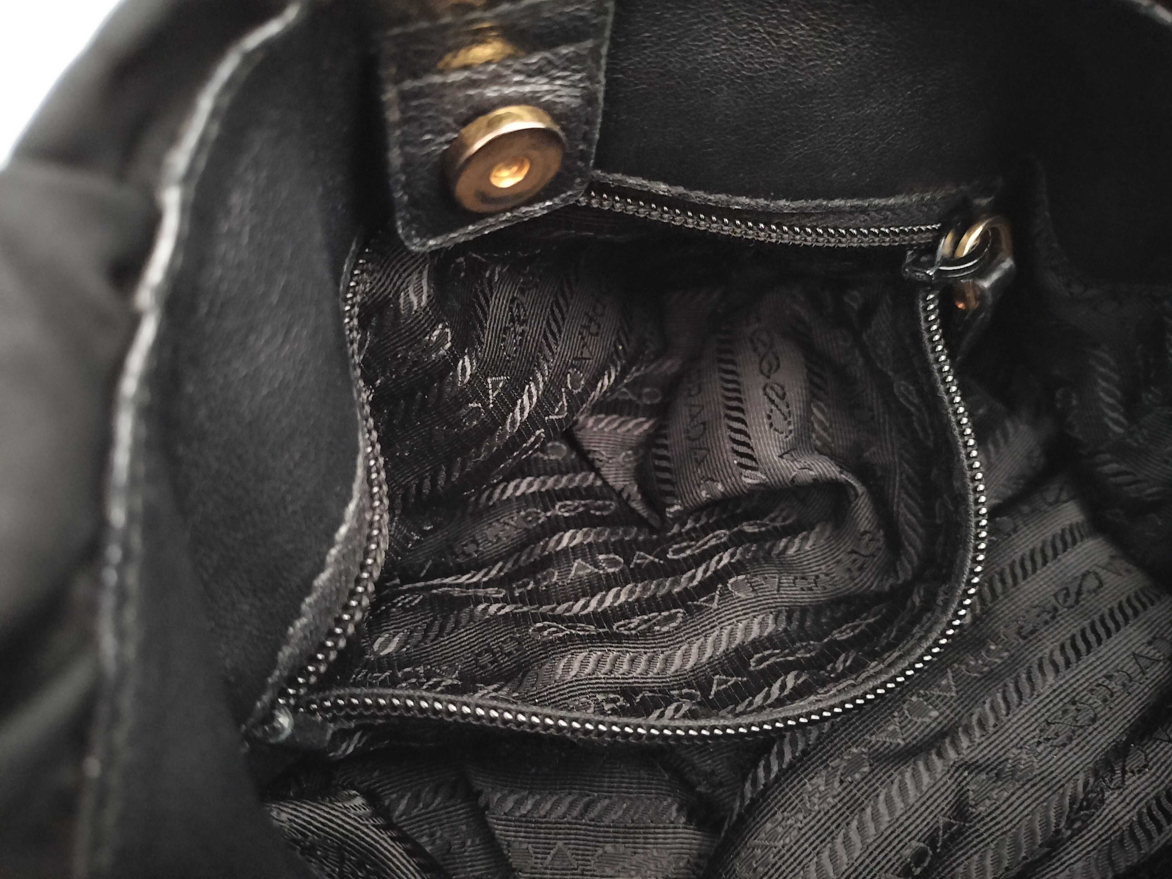 Nylon Handbag, Black — view 10