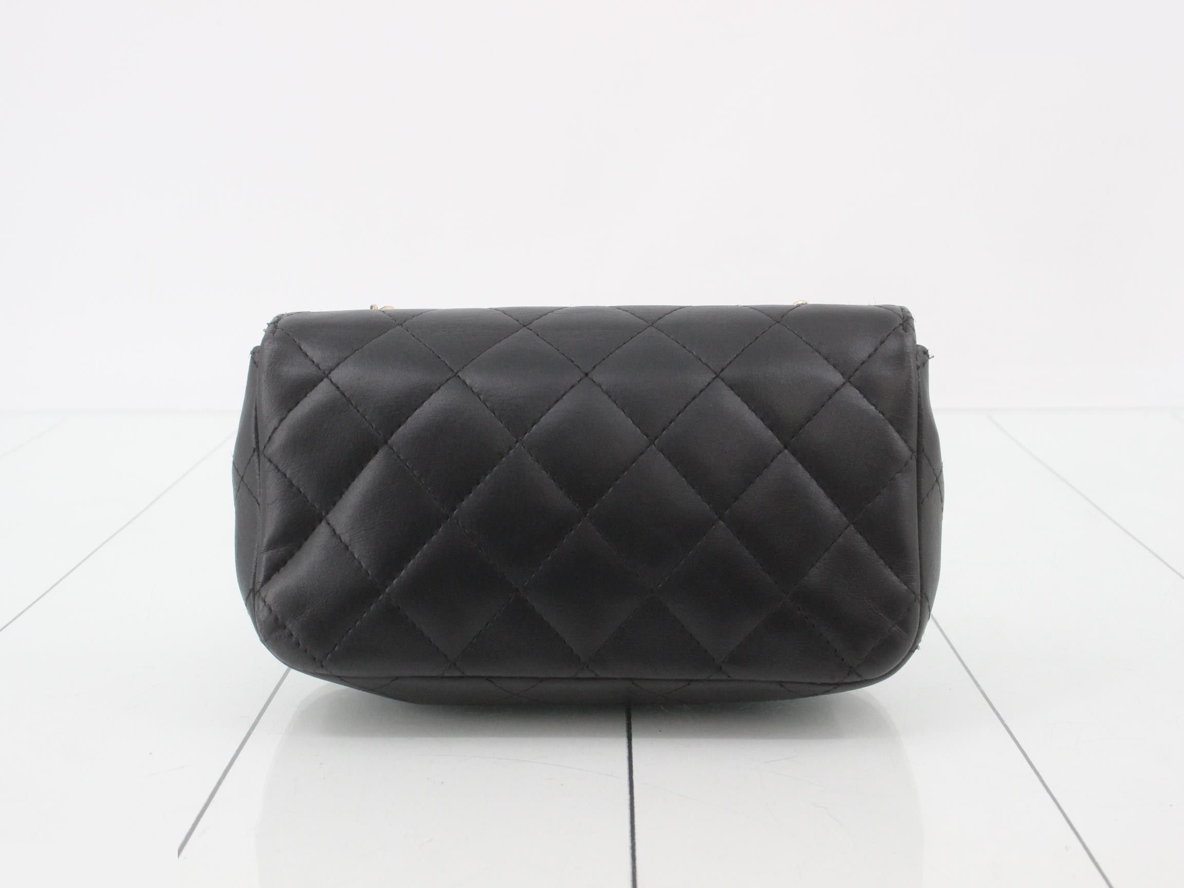 Mini Matelassé Lambskin Single Flap — view 2