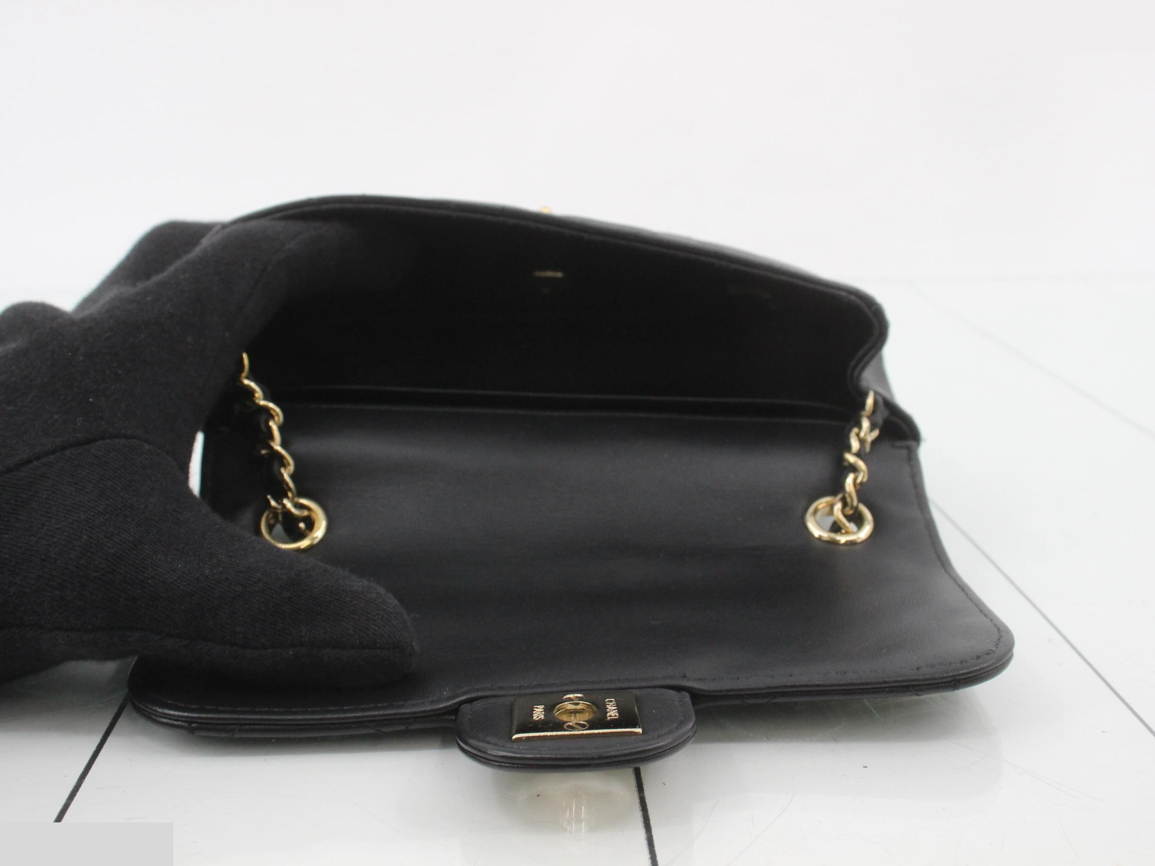 Mini Matelassé Lambskin Single Flap — view 4