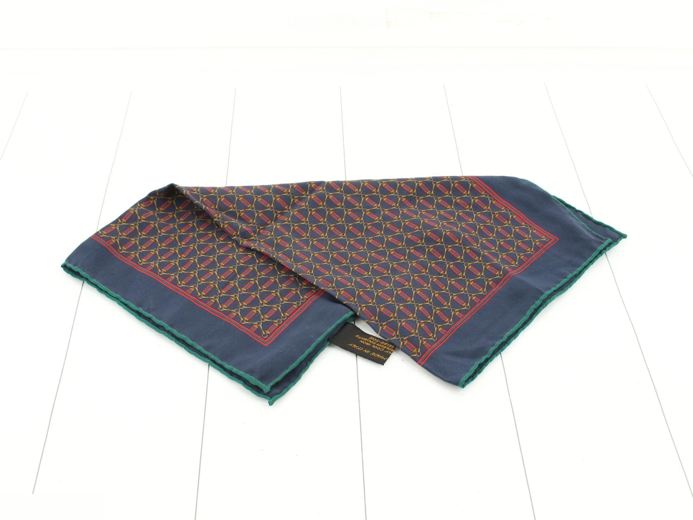 scarf with tags — view 2