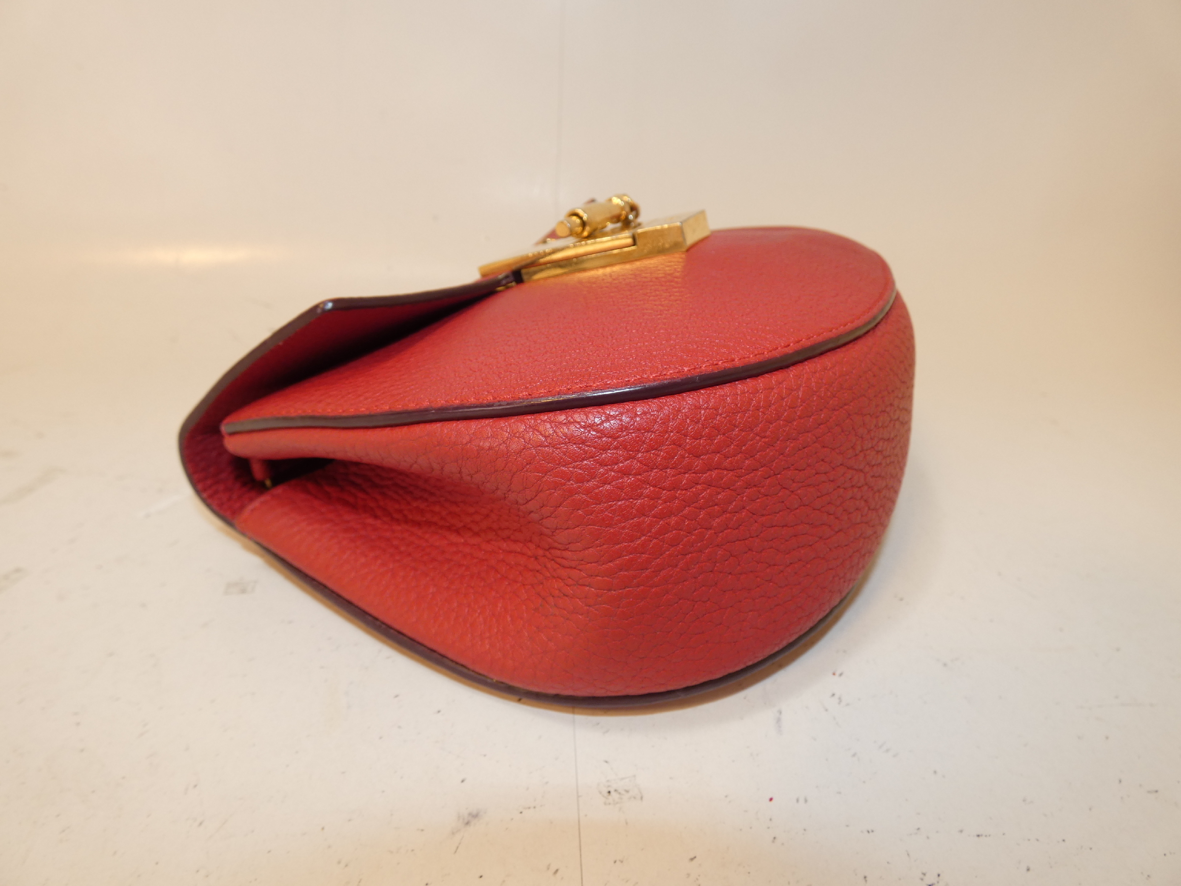 Marcie Turnlock Leather Chain Shoulder Bag — view 6