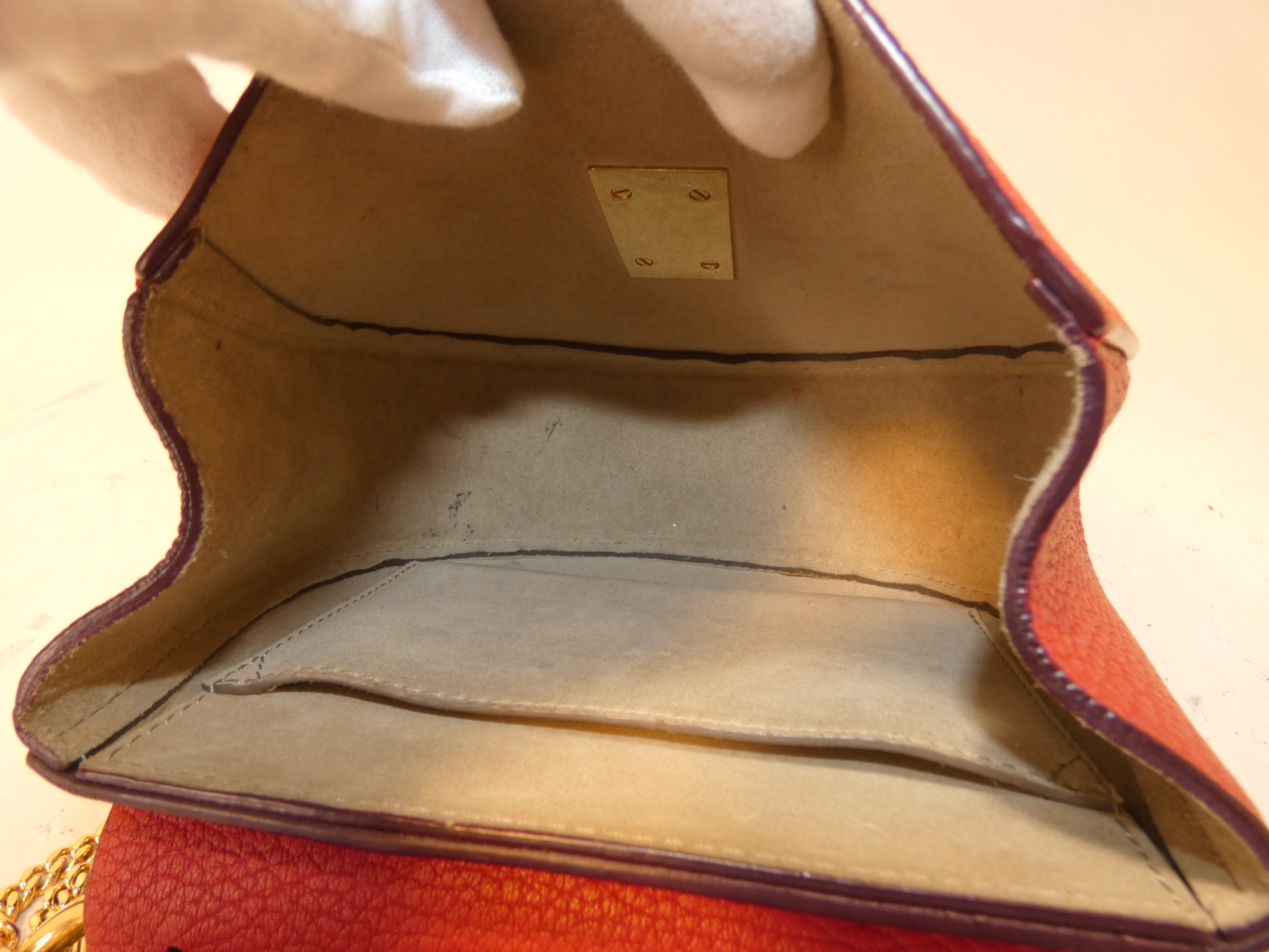 Marcie Turnlock Leather Chain Shoulder Bag — view 8