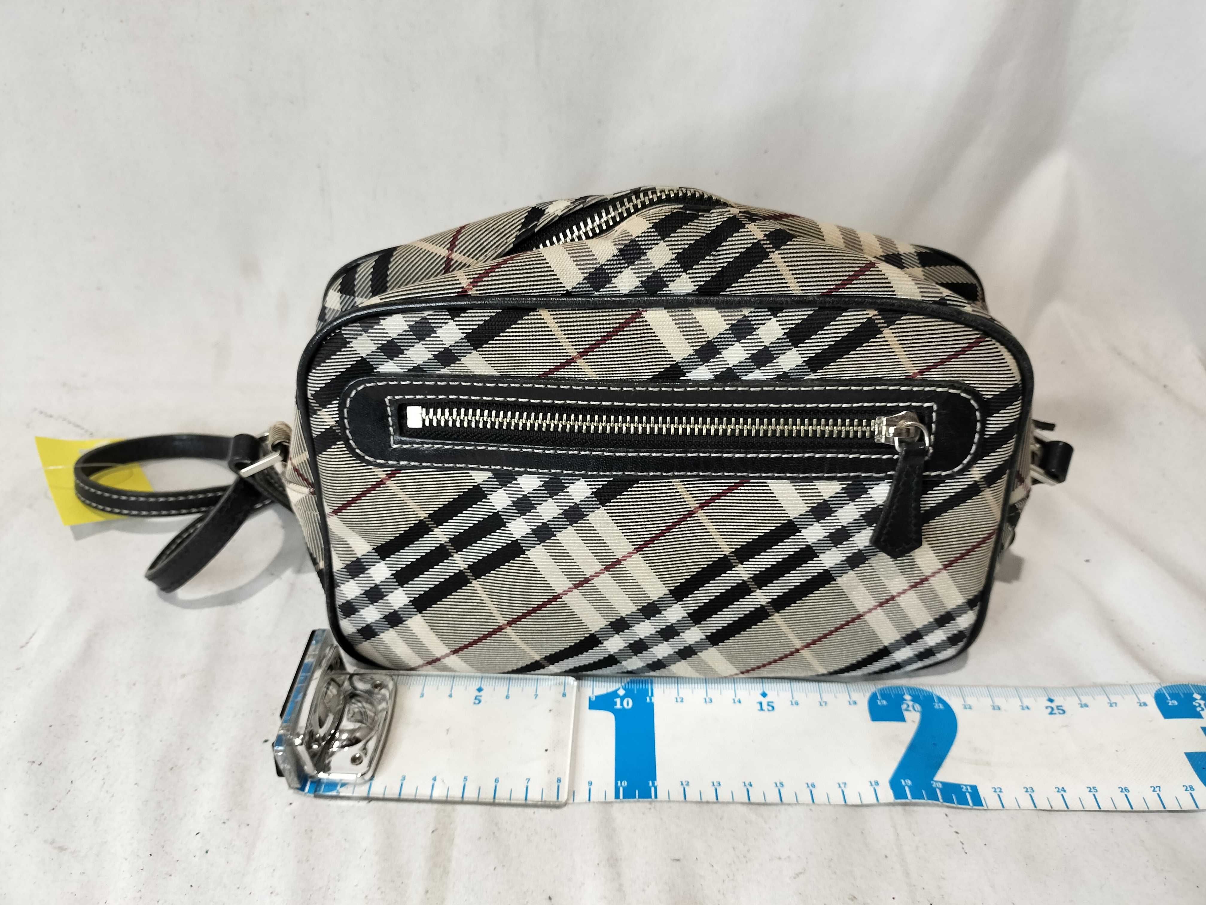 Blue Label Nova Check Shoulder Bag - Canvas x Leather — view 2