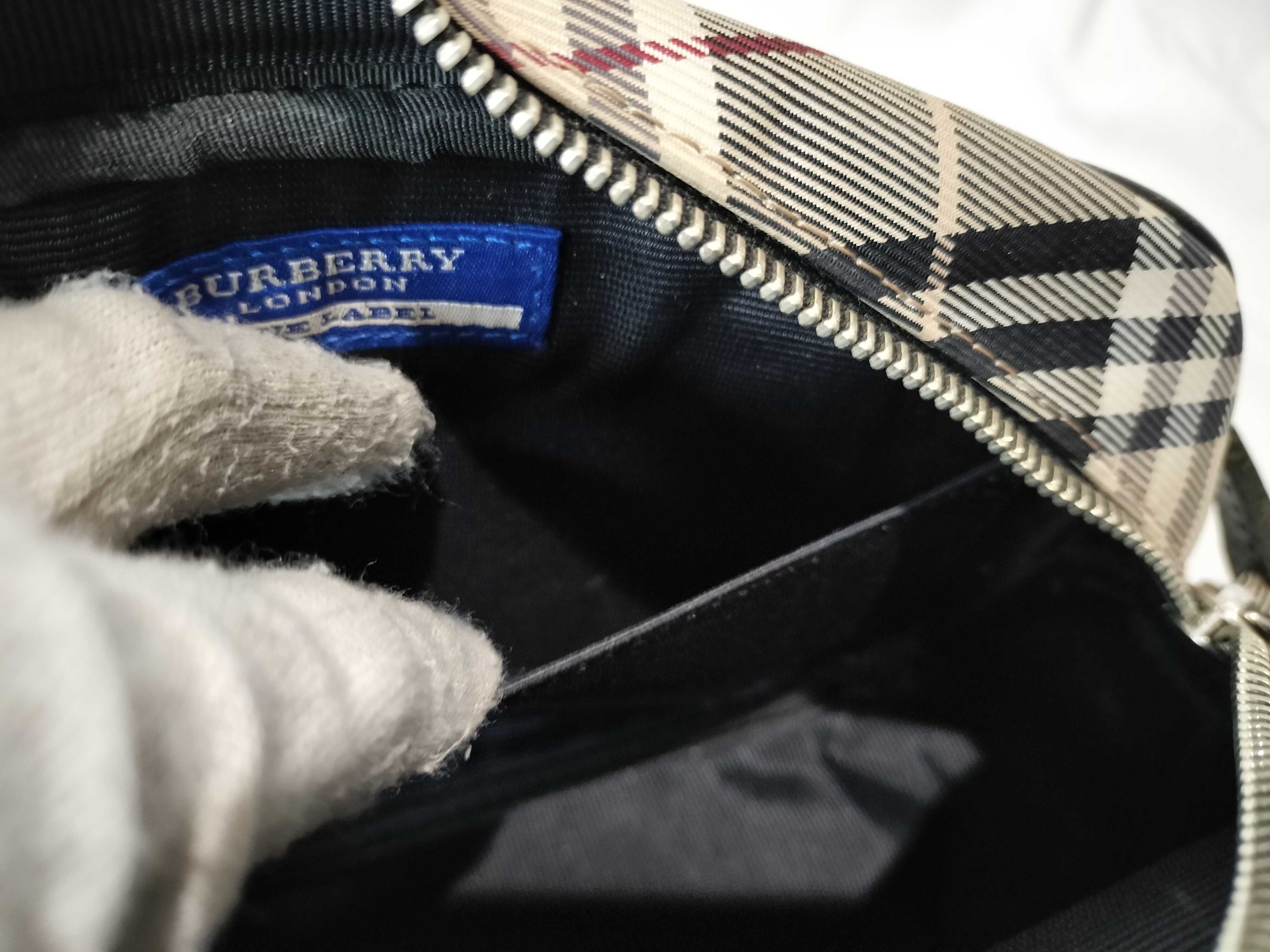 Blue Label Nova Check Shoulder Bag - Canvas x Leather — view 11