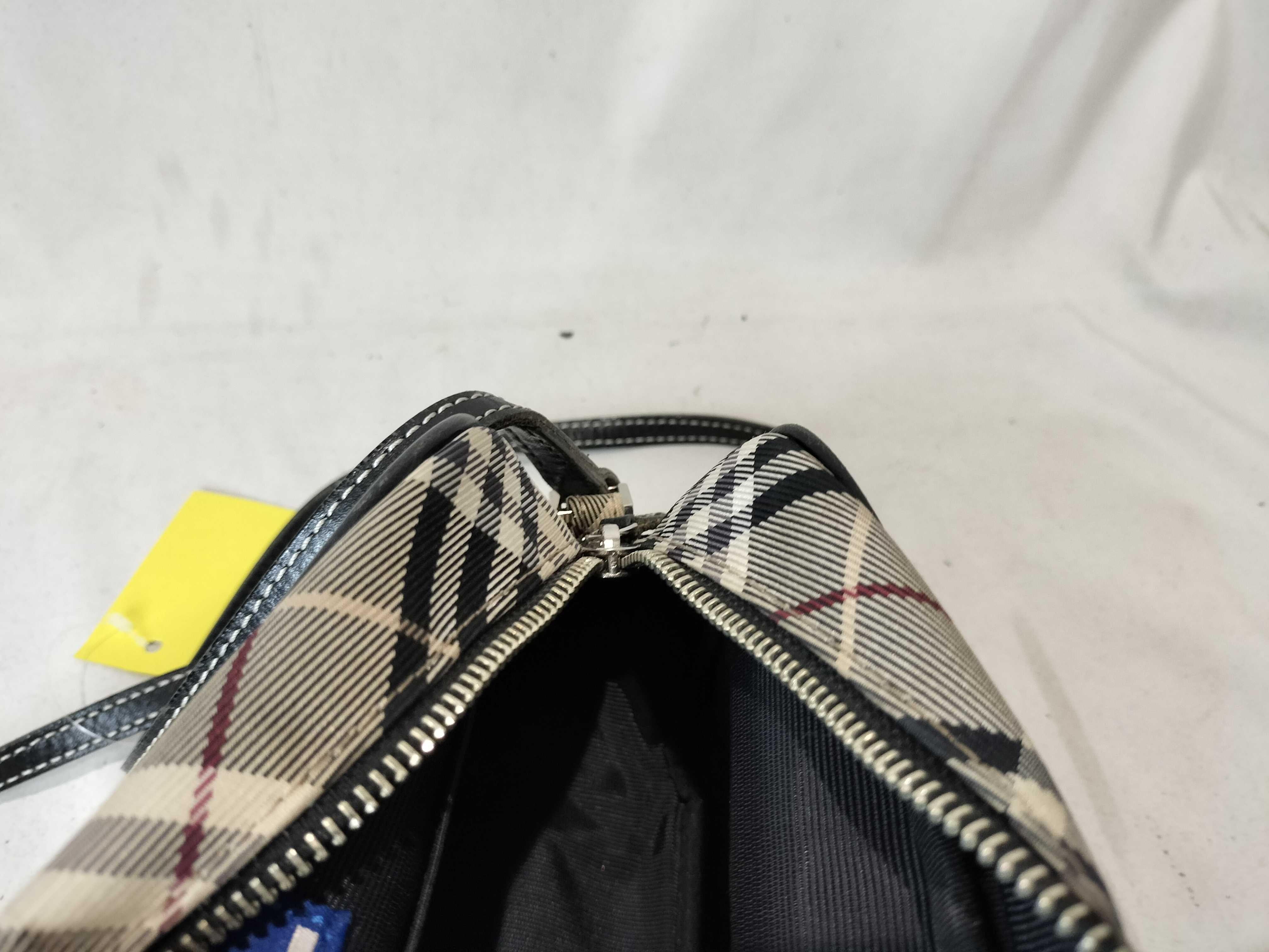 Blue Label Nova Check Shoulder Bag - Canvas x Leather — view 12