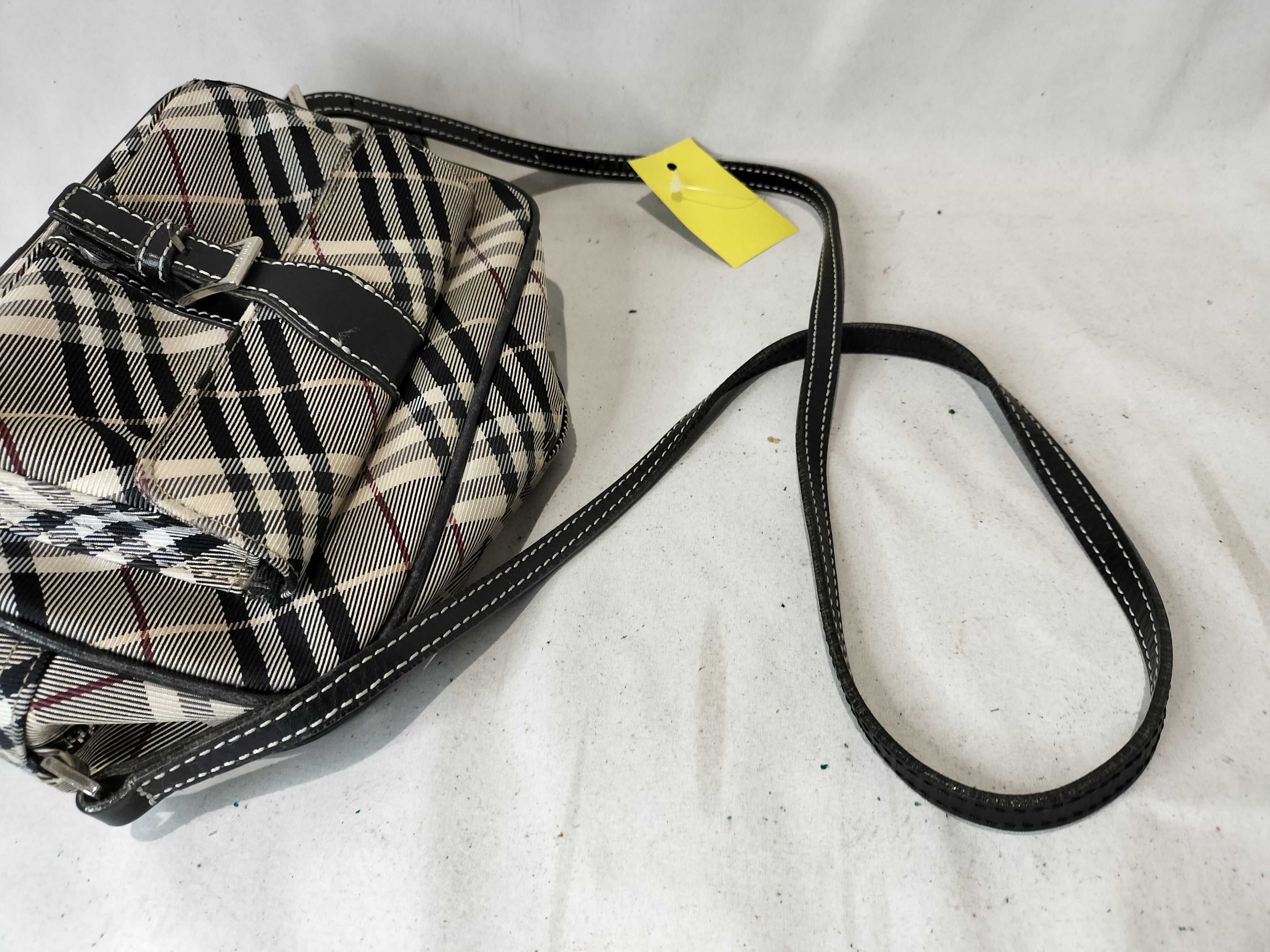 Blue Label Nova Check Shoulder Bag - Canvas x Leather — view 3