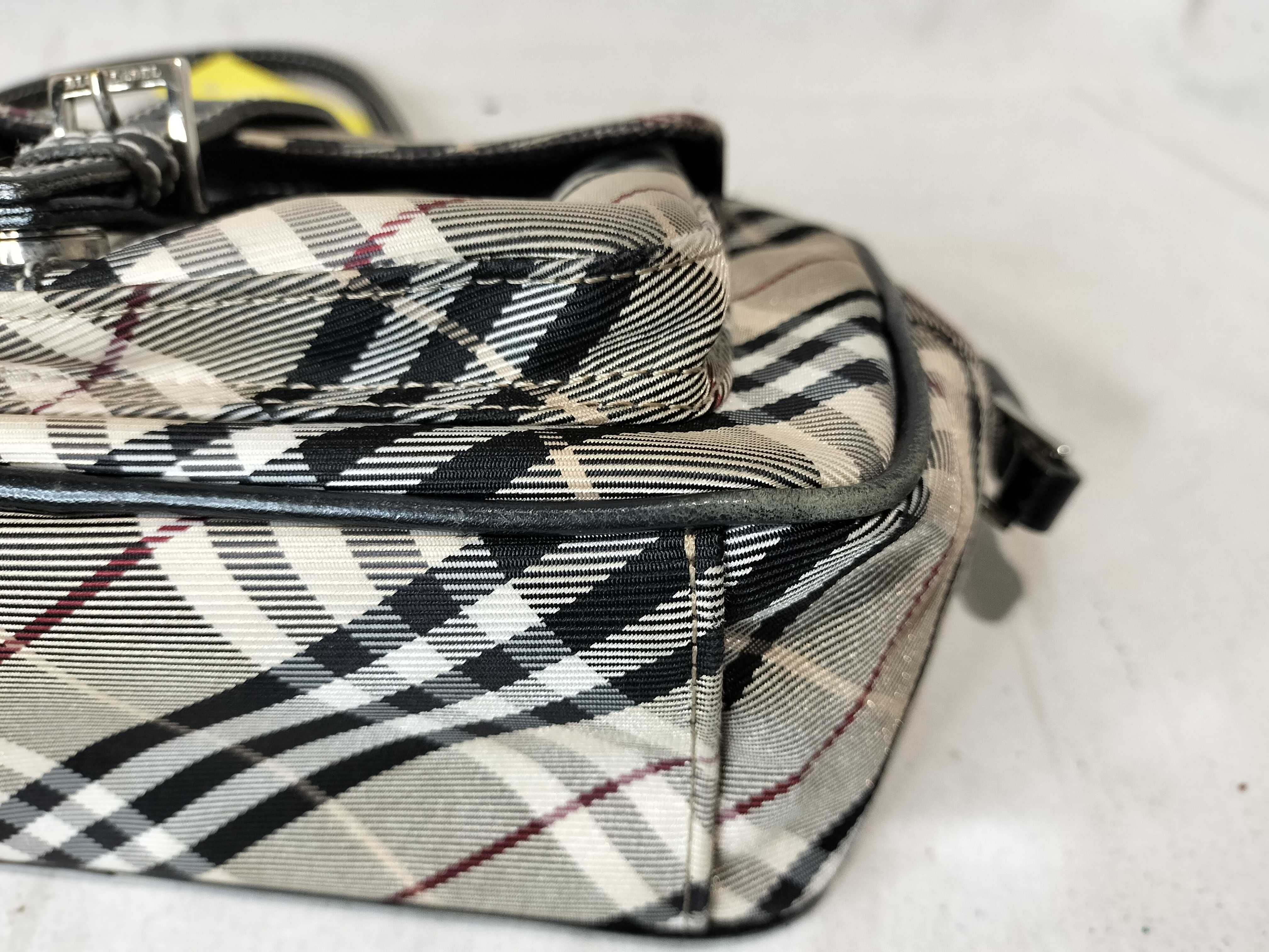 Blue Label Nova Check Shoulder Bag - Canvas x Leather — view 6