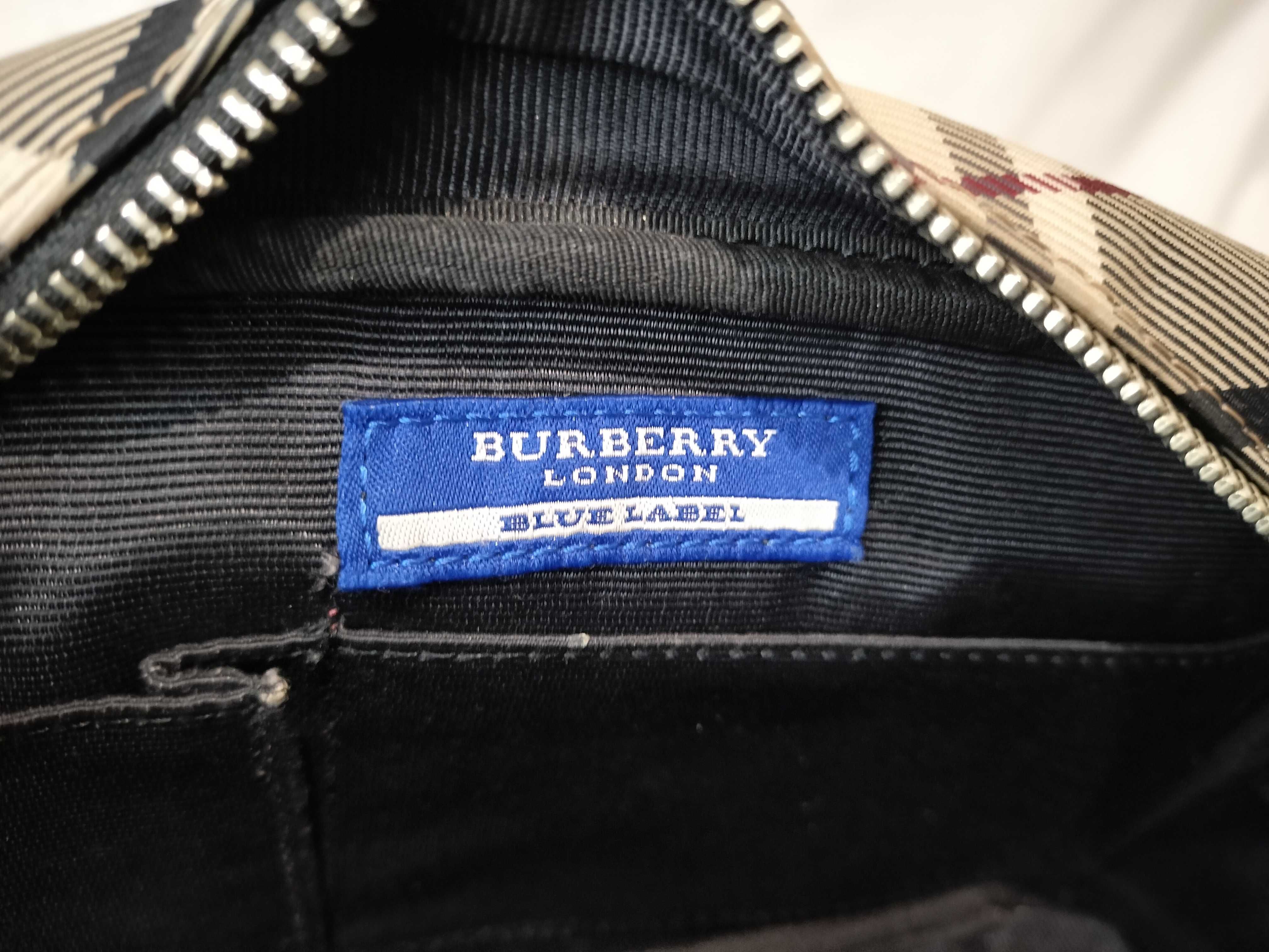 Blue Label Nova Check Shoulder Bag - Canvas x Leather — view 10