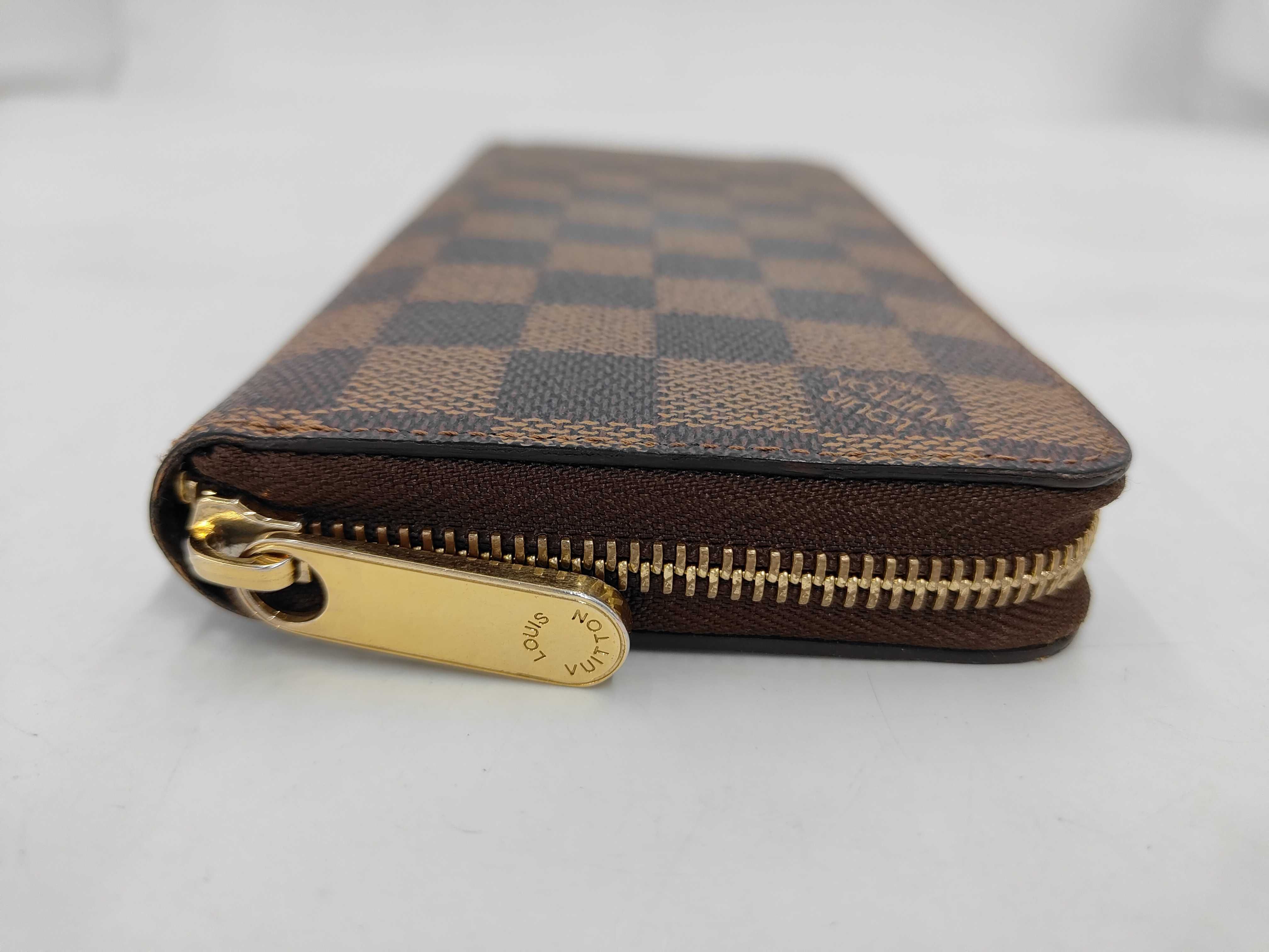 Damier LV Damier Long Wallet with Box and Dust Bag — view 4