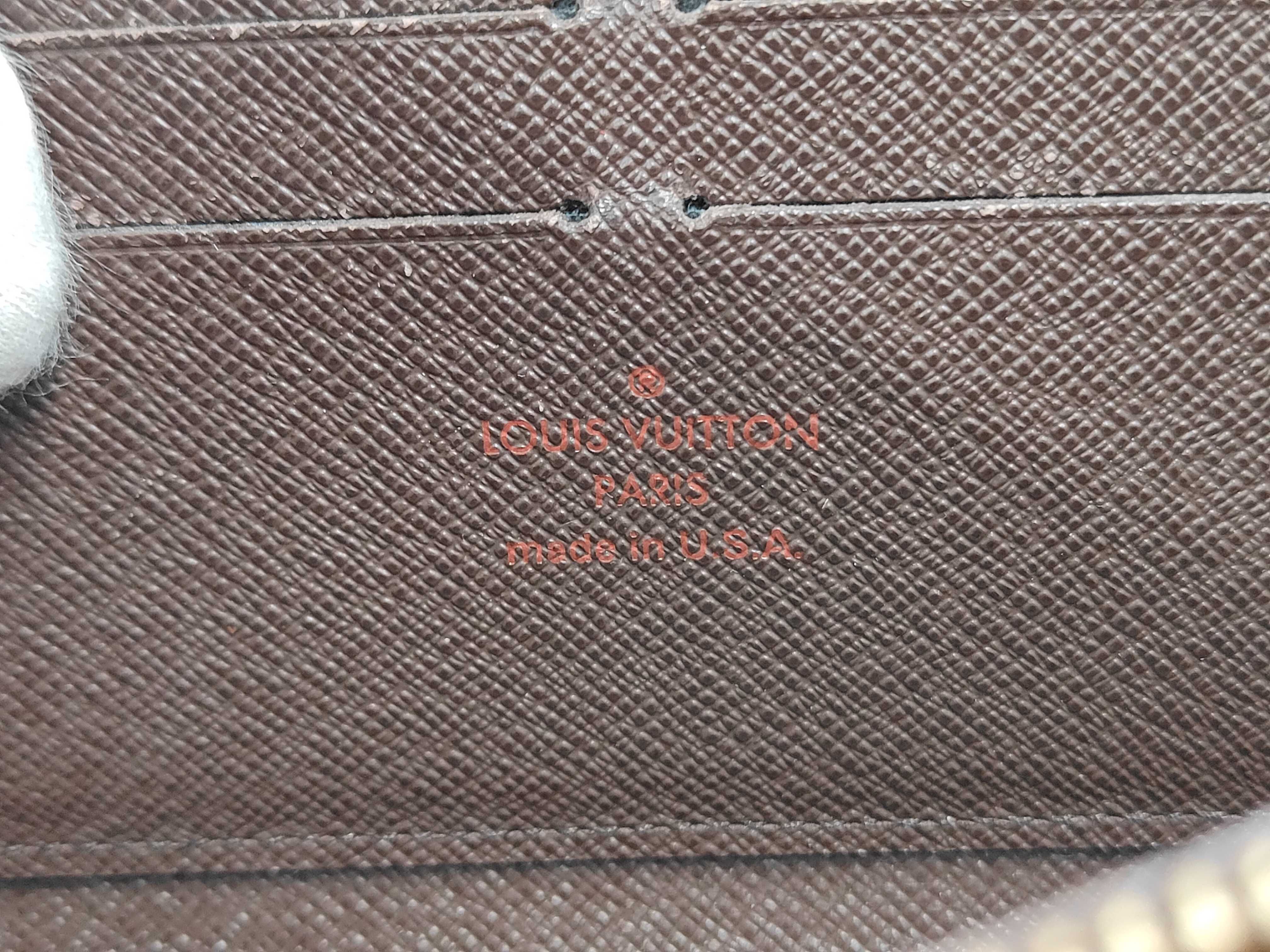 Damier LV Damier Long Wallet with Box and Dust Bag — view 10