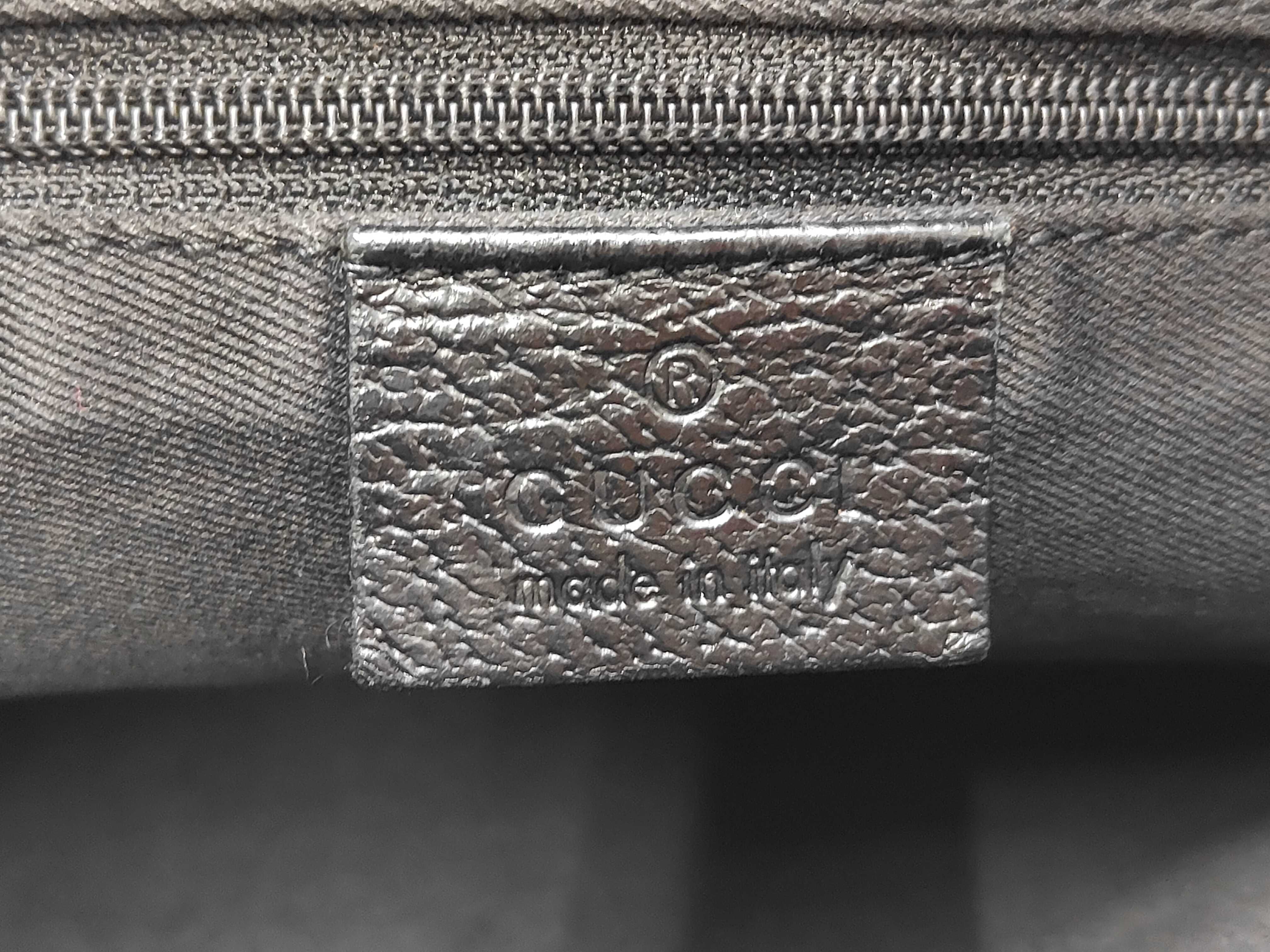 GG Canvas Black Shoulder Bag 113013 — view 10