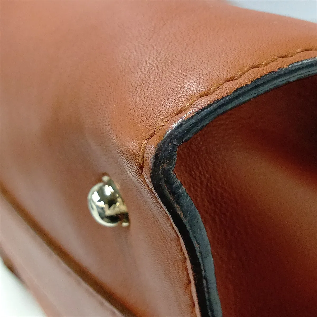 Stirrup Leather Shoulder Bag, Brown, 277514 — view 15