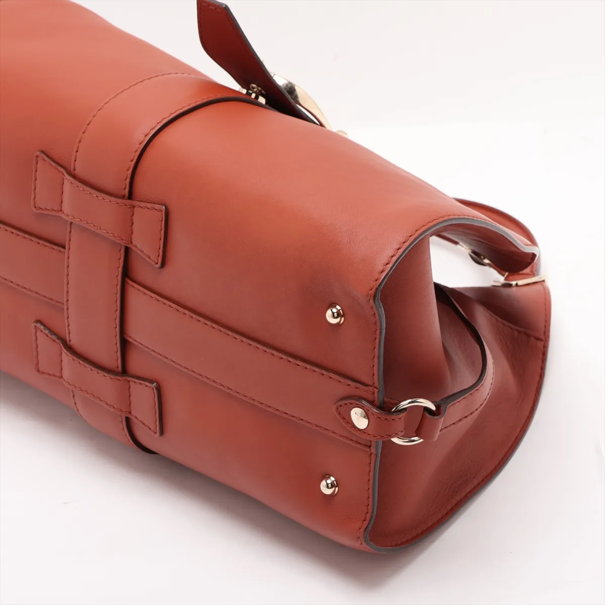 Stirrup Leather Shoulder Bag, Brown, 277514 — view 3