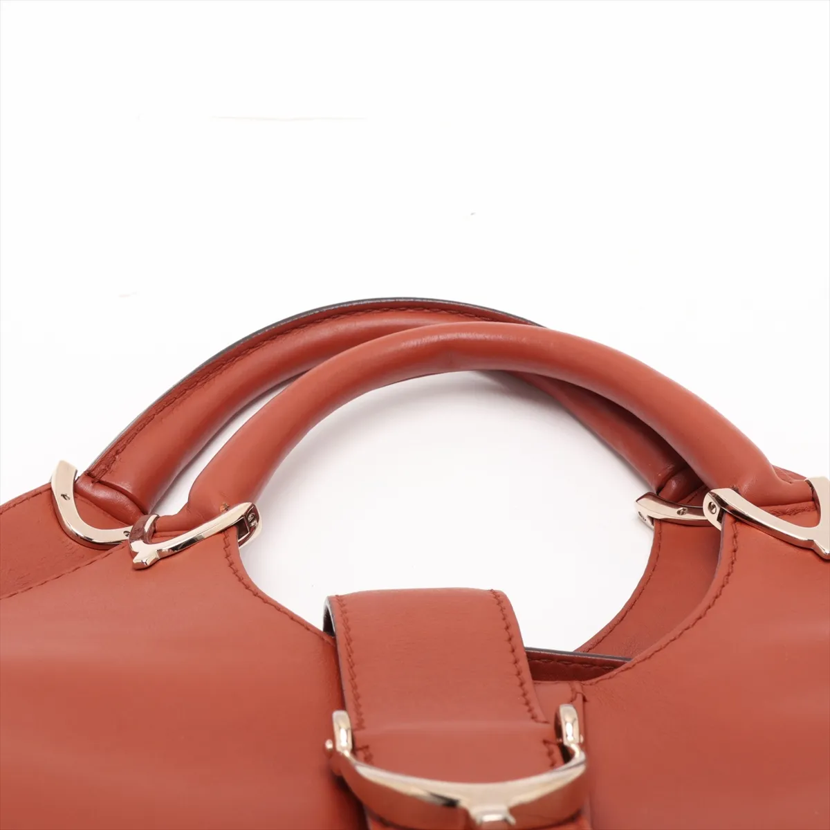 Stirrup Leather Shoulder Bag, Brown, 277514 — view 6