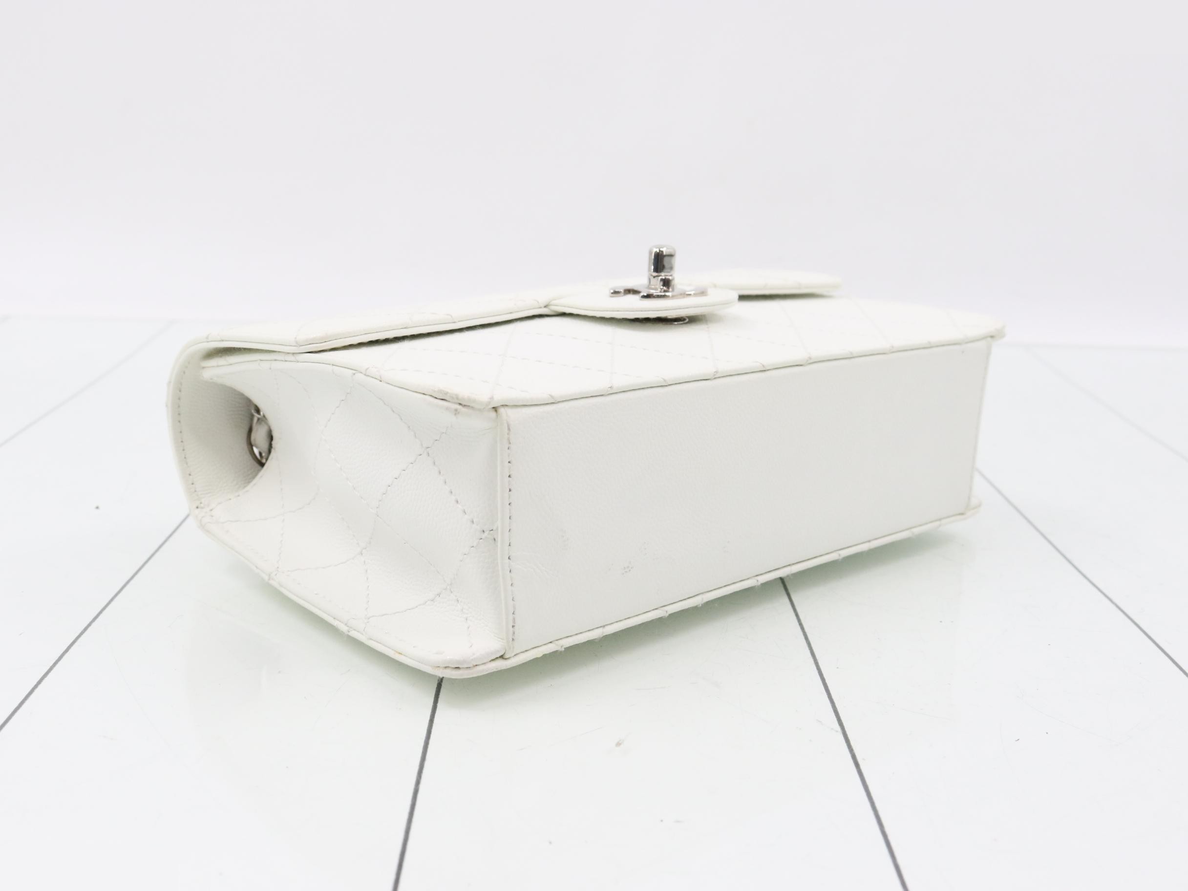 Matelassé caviar leather chain shoulder bag, model number 5. — view 5