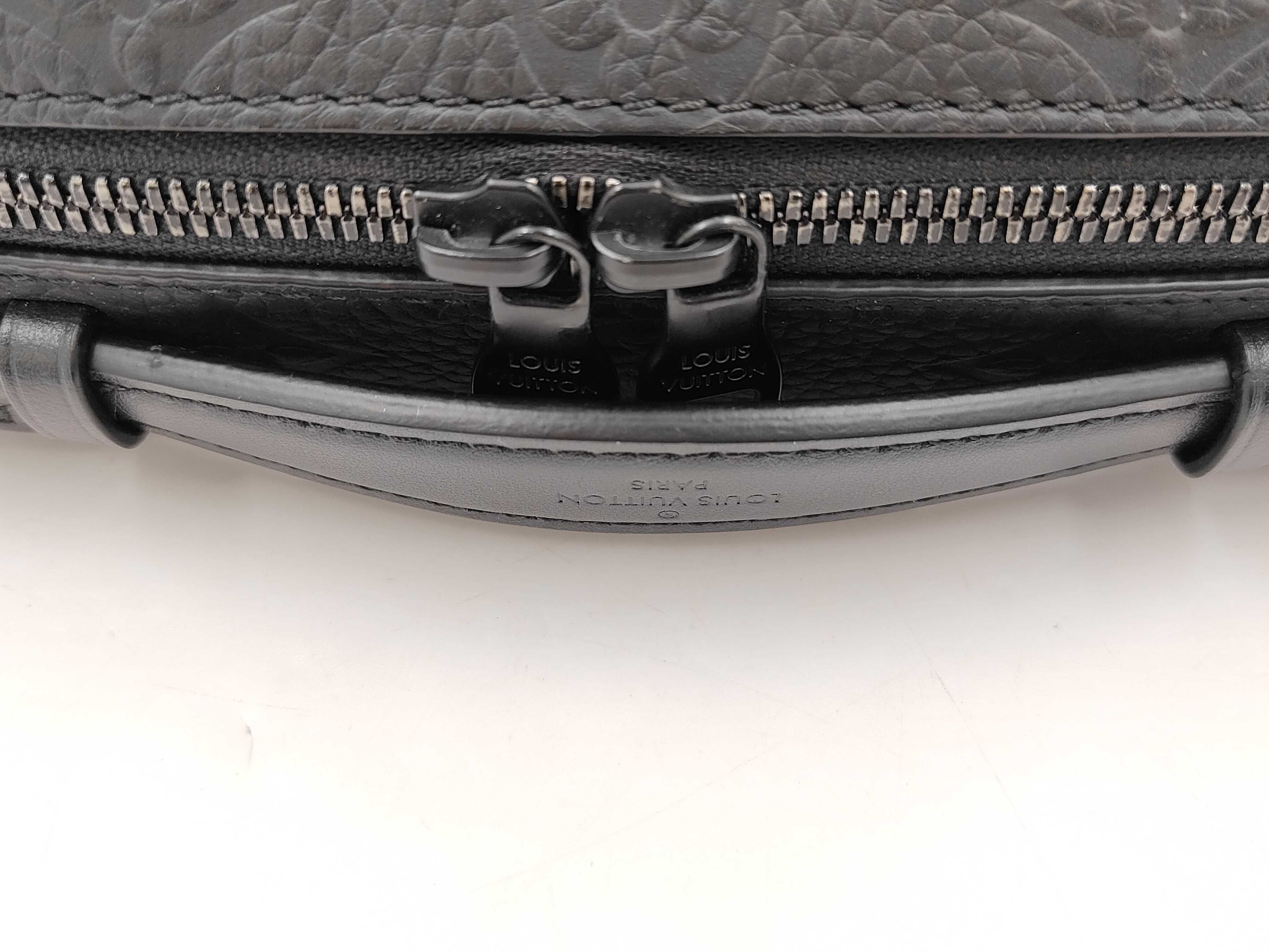 Handle Soft Trunk Monogram Taurillon Black Shoulder Bag — view 3