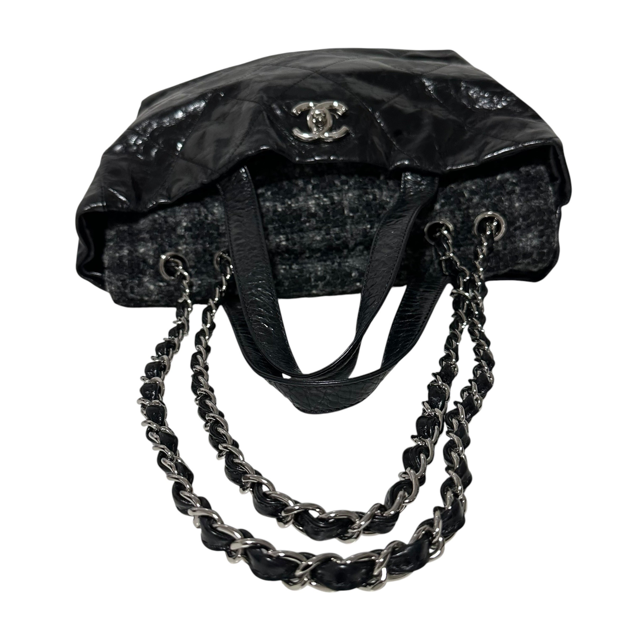 Matelassé Portobello Tote Bag, 2-Way, Chain, A46148 — view 4