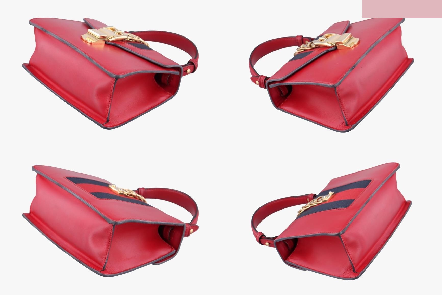 Sylvie Leather Red — view 4