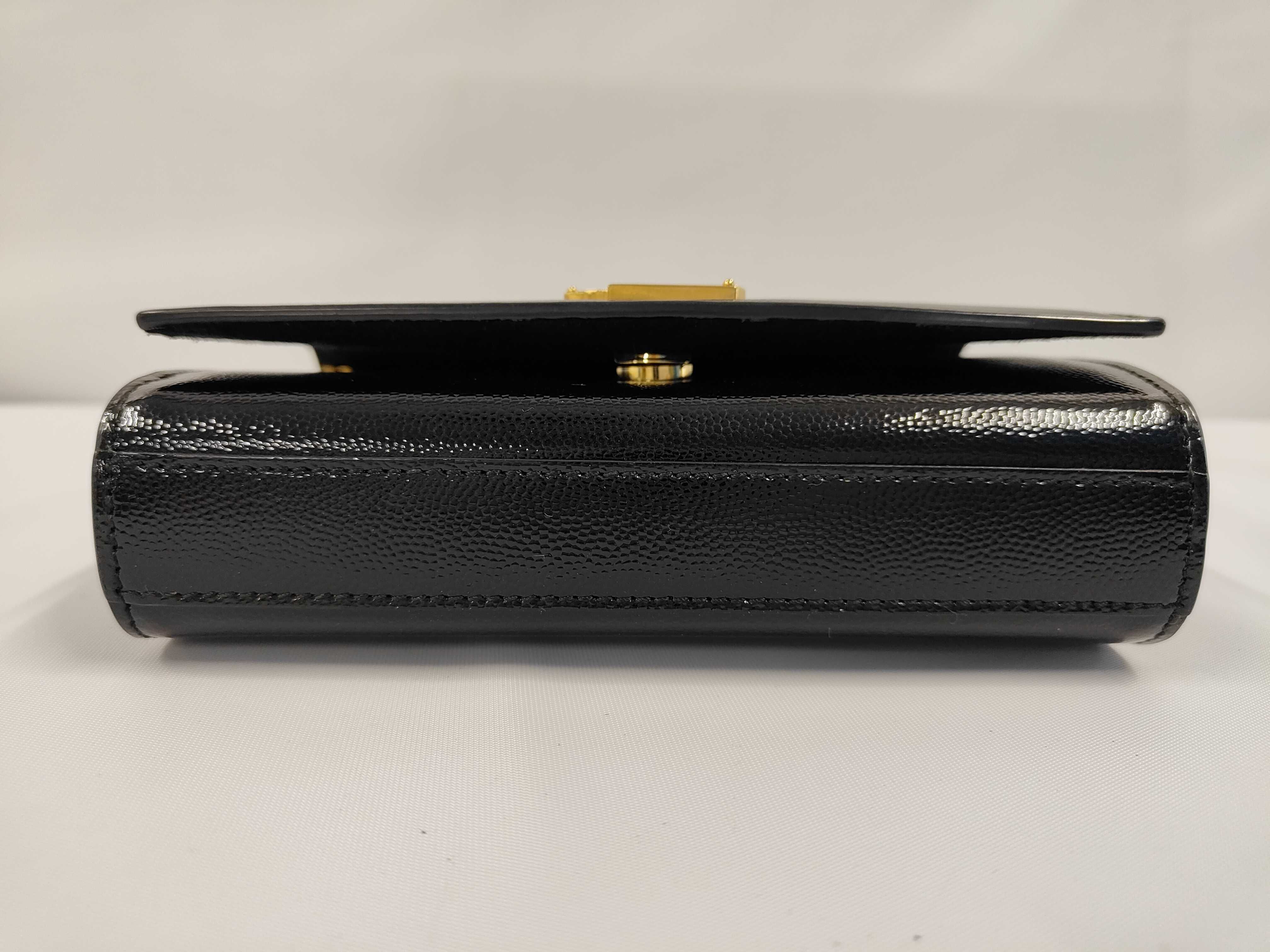 Kate Small Grain de Poudre Patent Leather Shoulder Bag — view 3