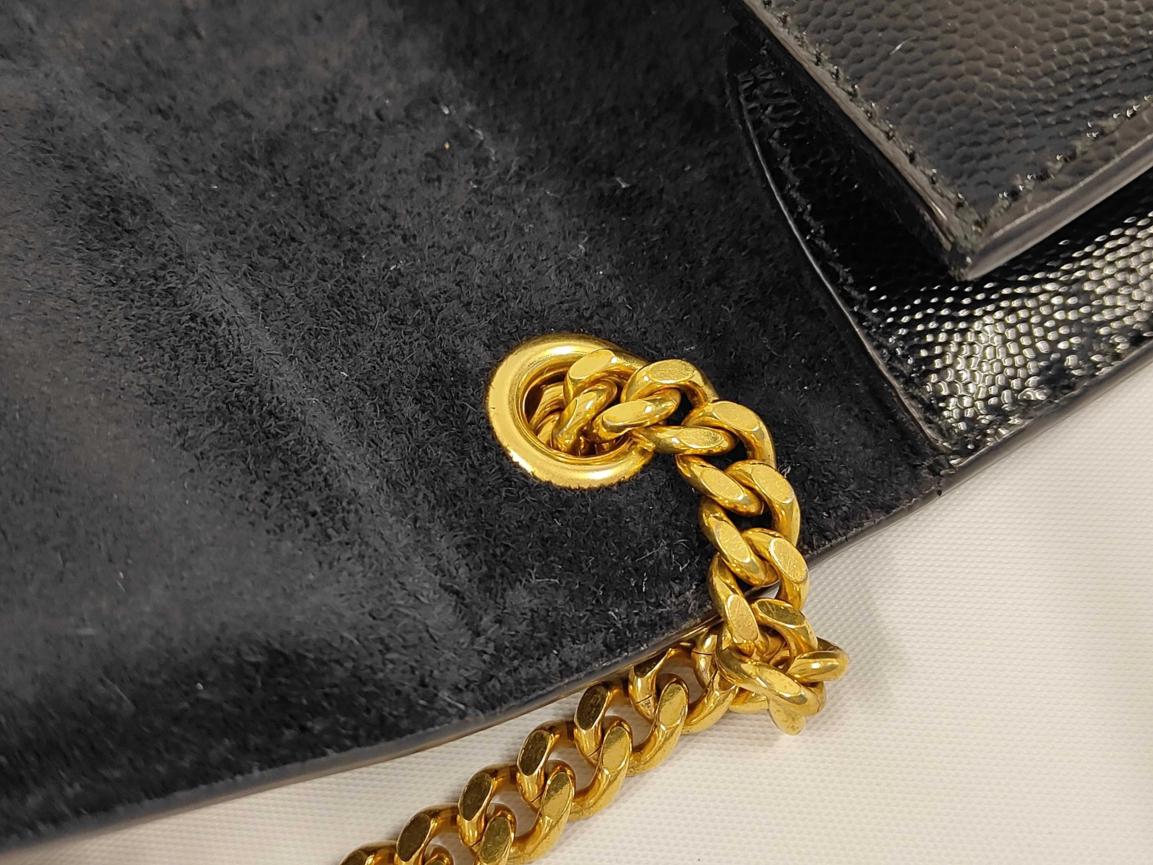 Kate Small Grain de Poudre Patent Leather Shoulder Bag — view 6