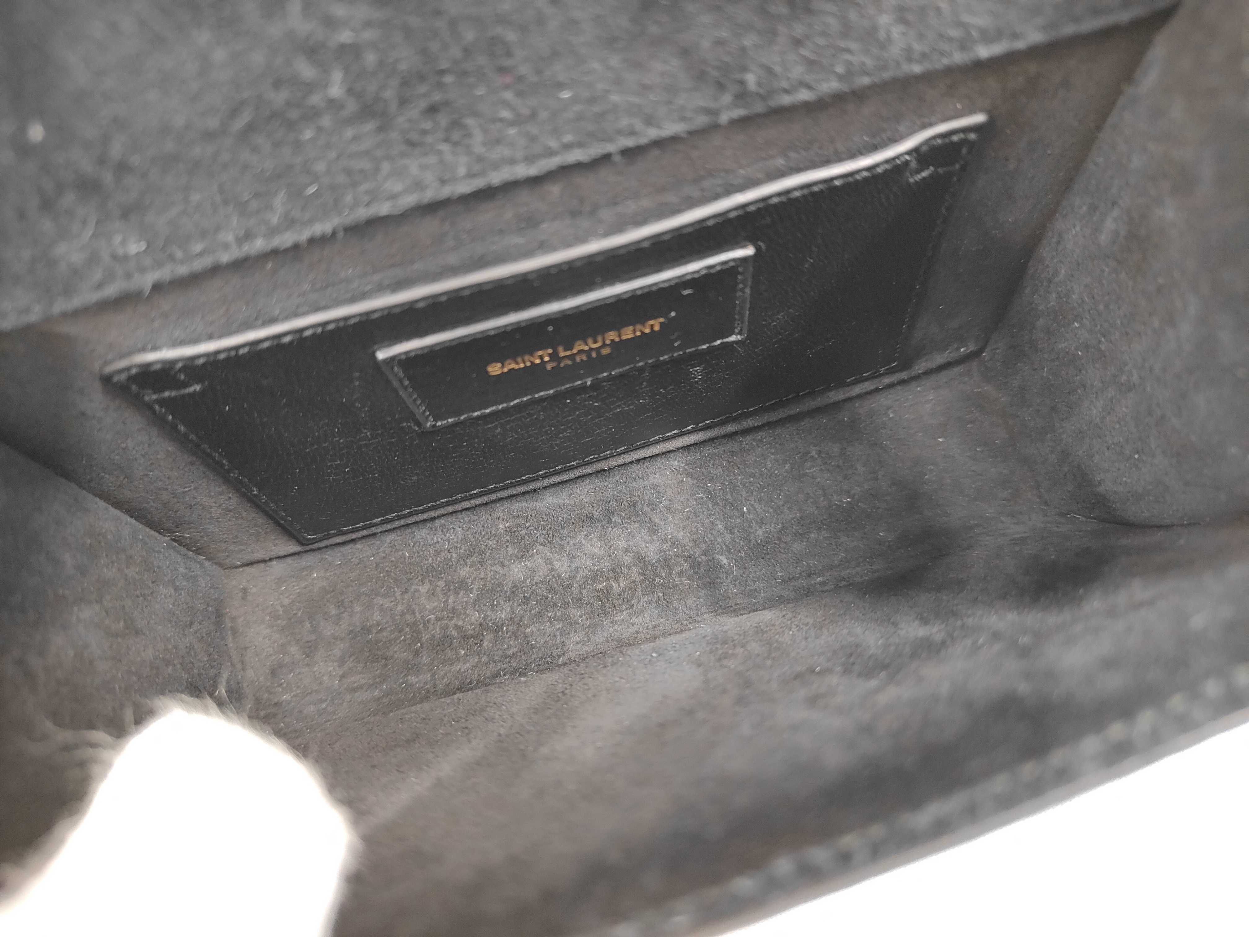 Kate Small Grain de Poudre Patent Leather Shoulder Bag — view 8