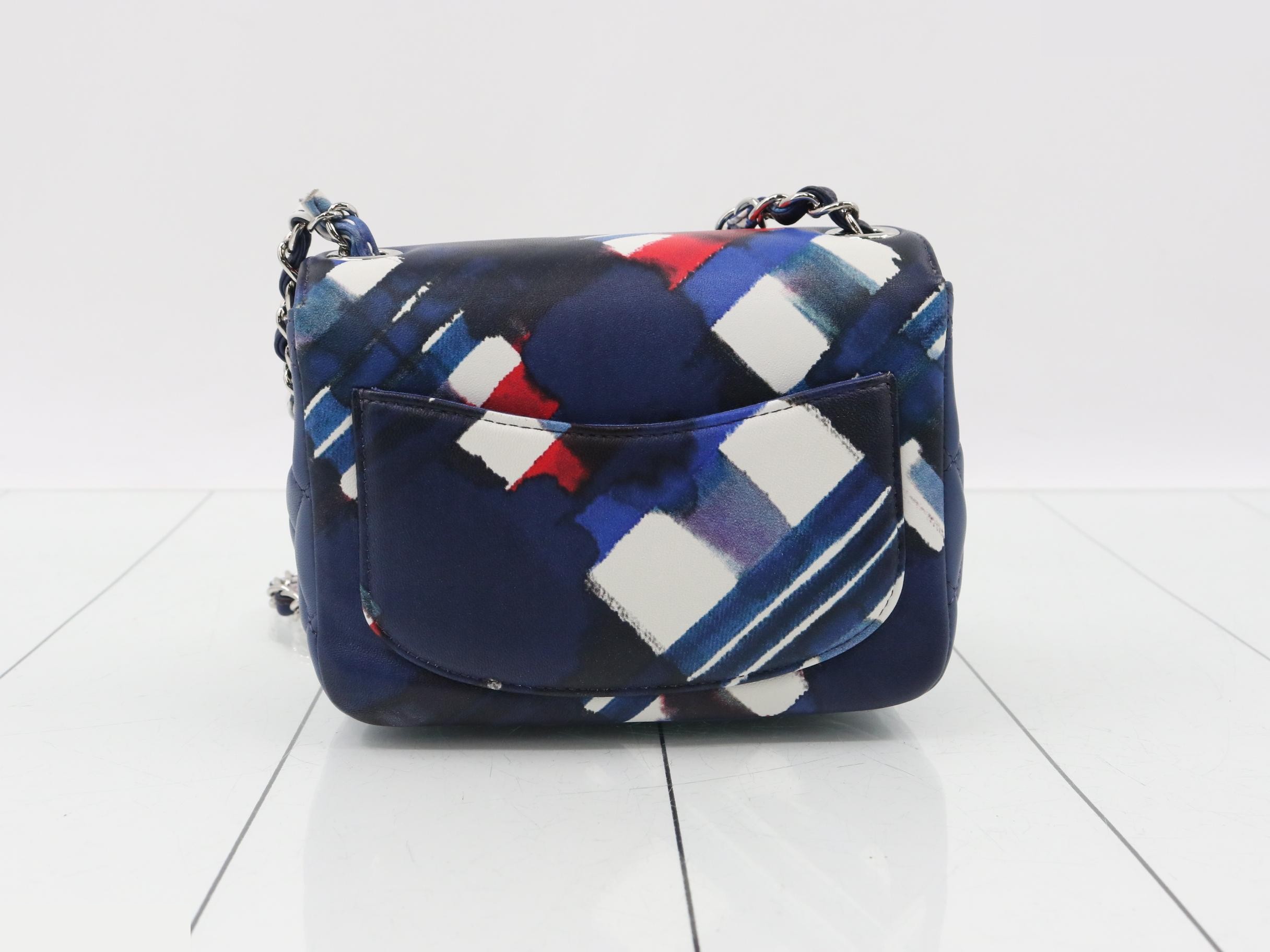 Marine Square Mini Matelassé Shoulder Bag — view 2