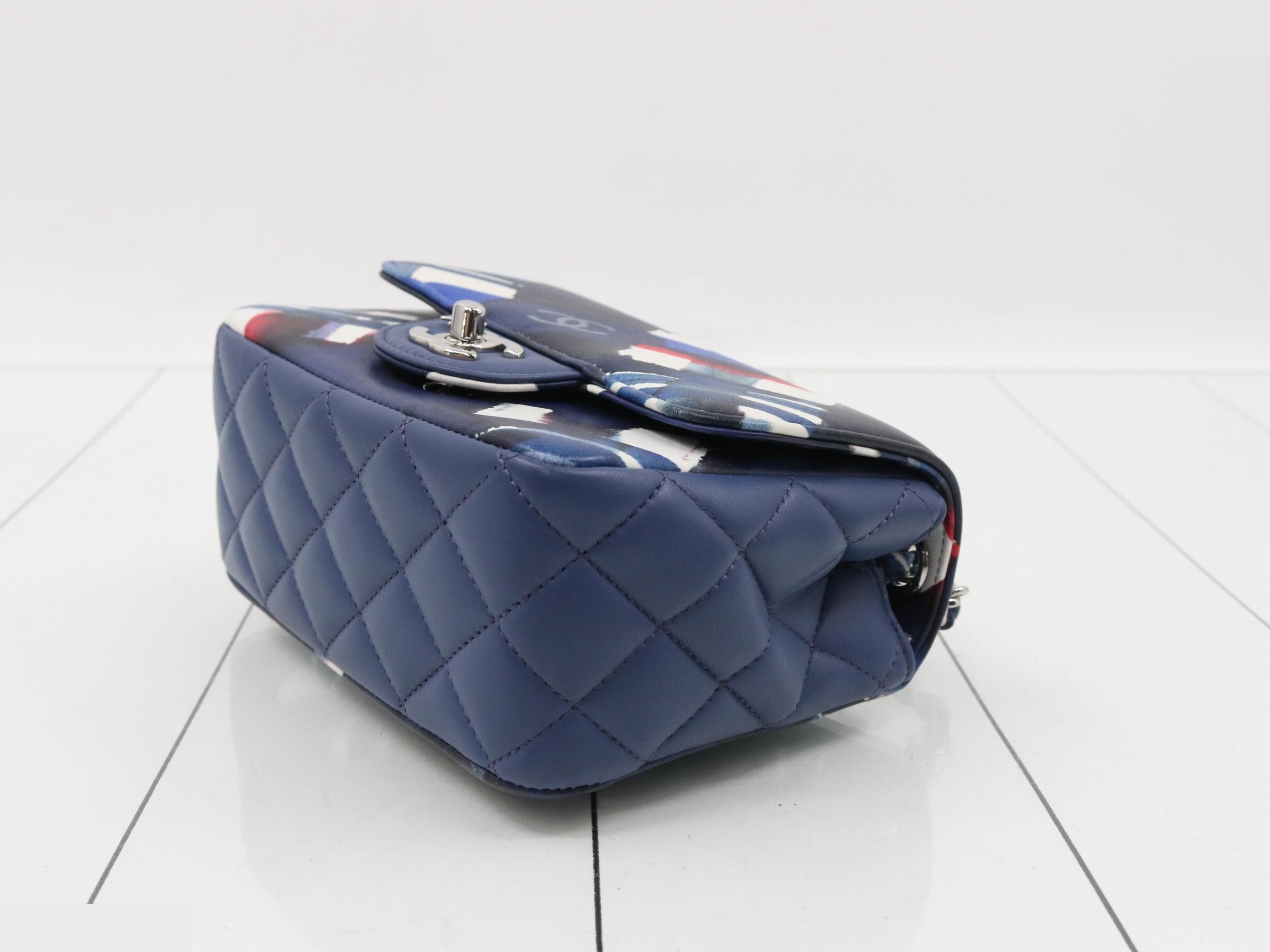 Marine Square Mini Matelassé Shoulder Bag — view 6