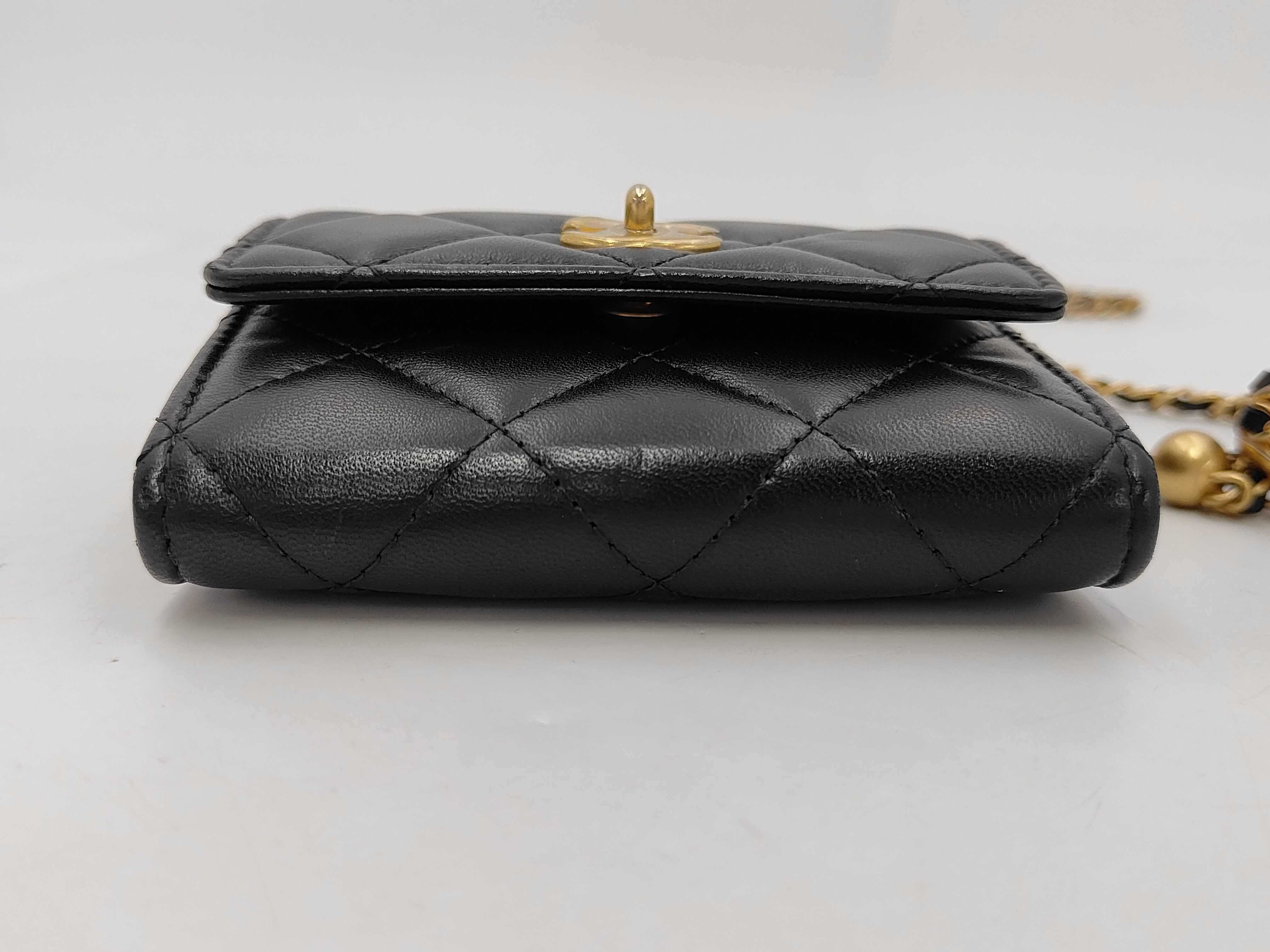 Mini Matelassé Chain Shoulder Wallet AP1628 Shoulder Bag — view 3