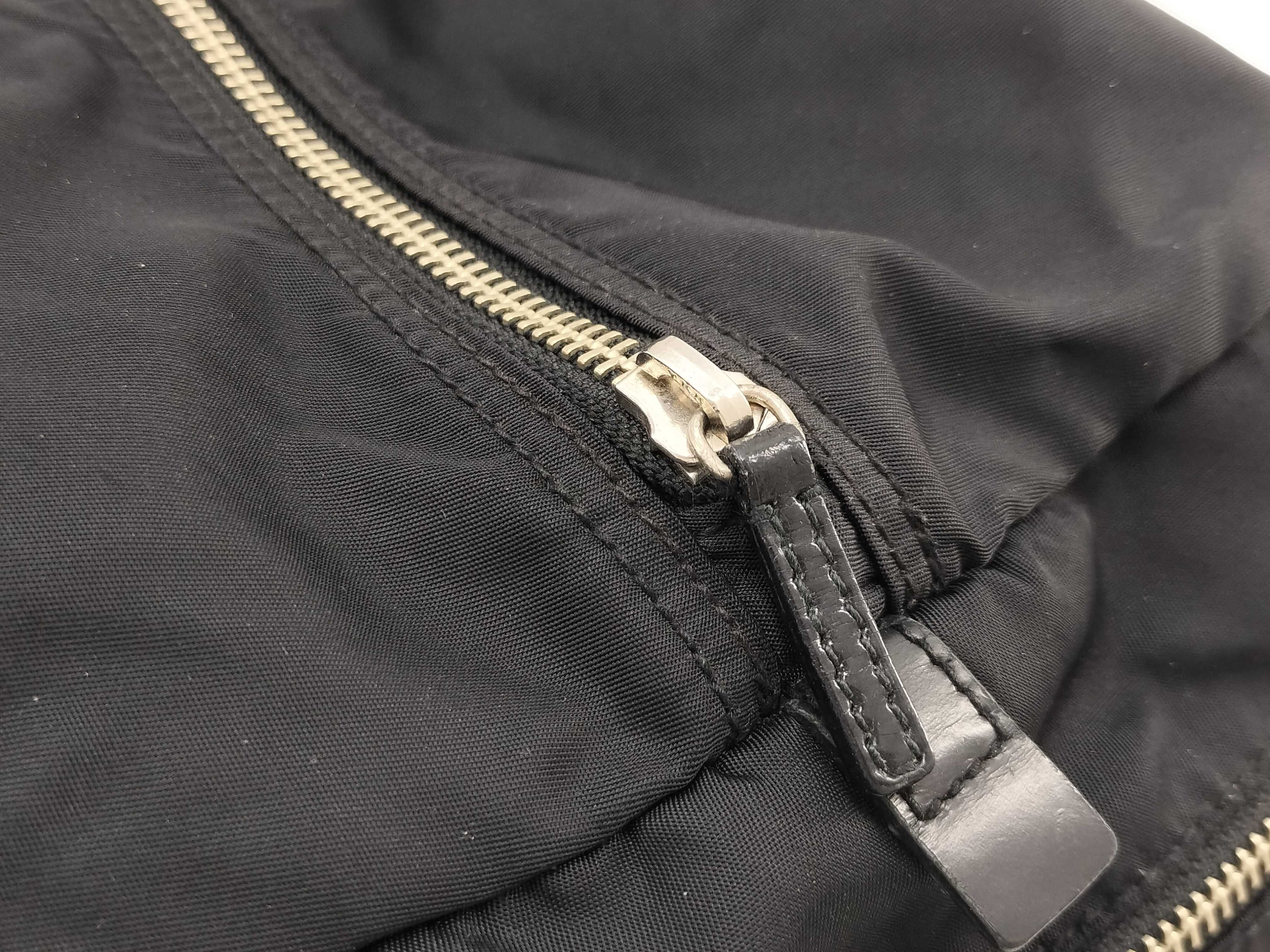 Nylon Prada Triangle Logo Tote Bag Mini Boston Bag — view 4