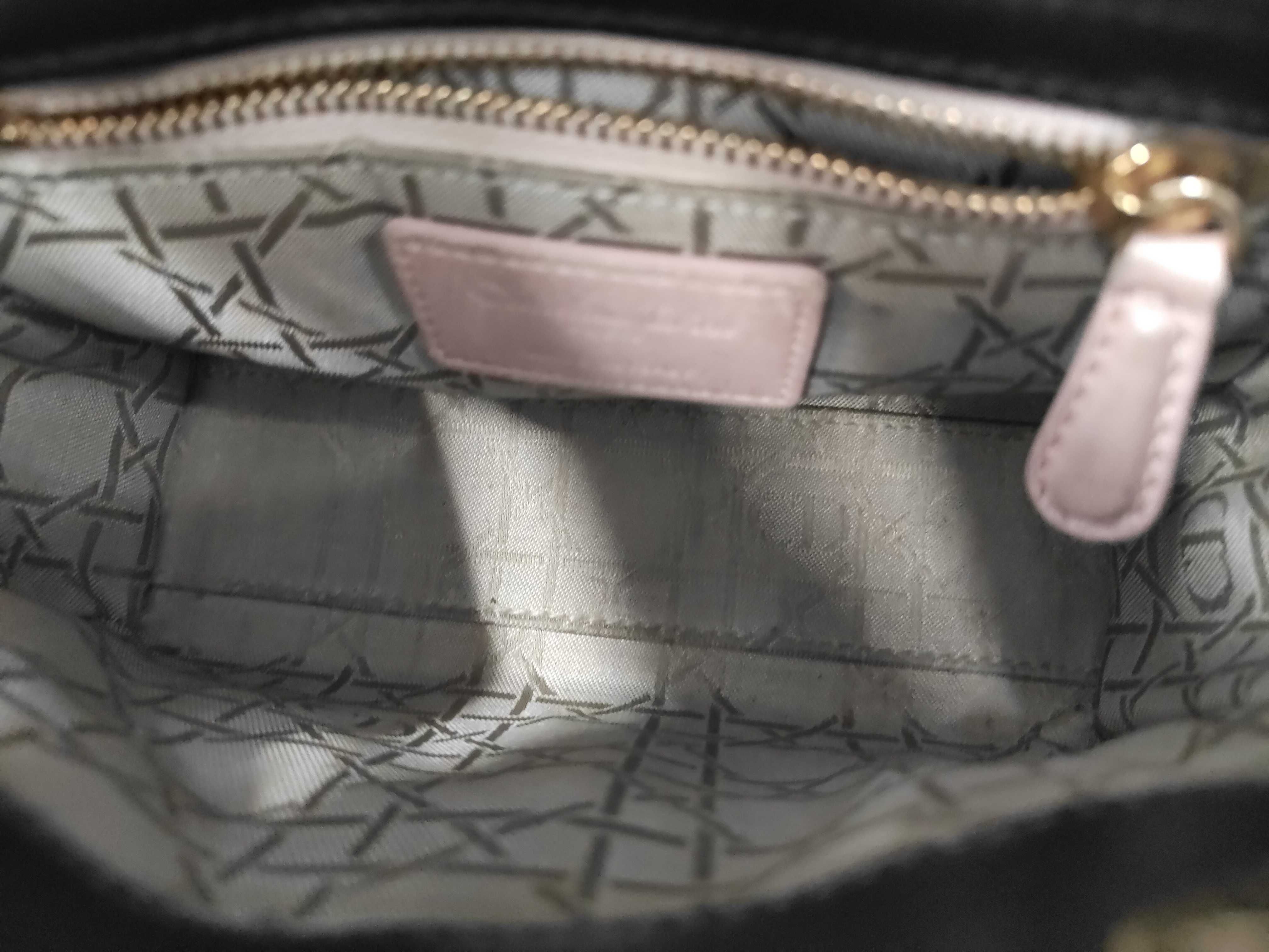 Lady Dior Leather Black Handbag — view 11