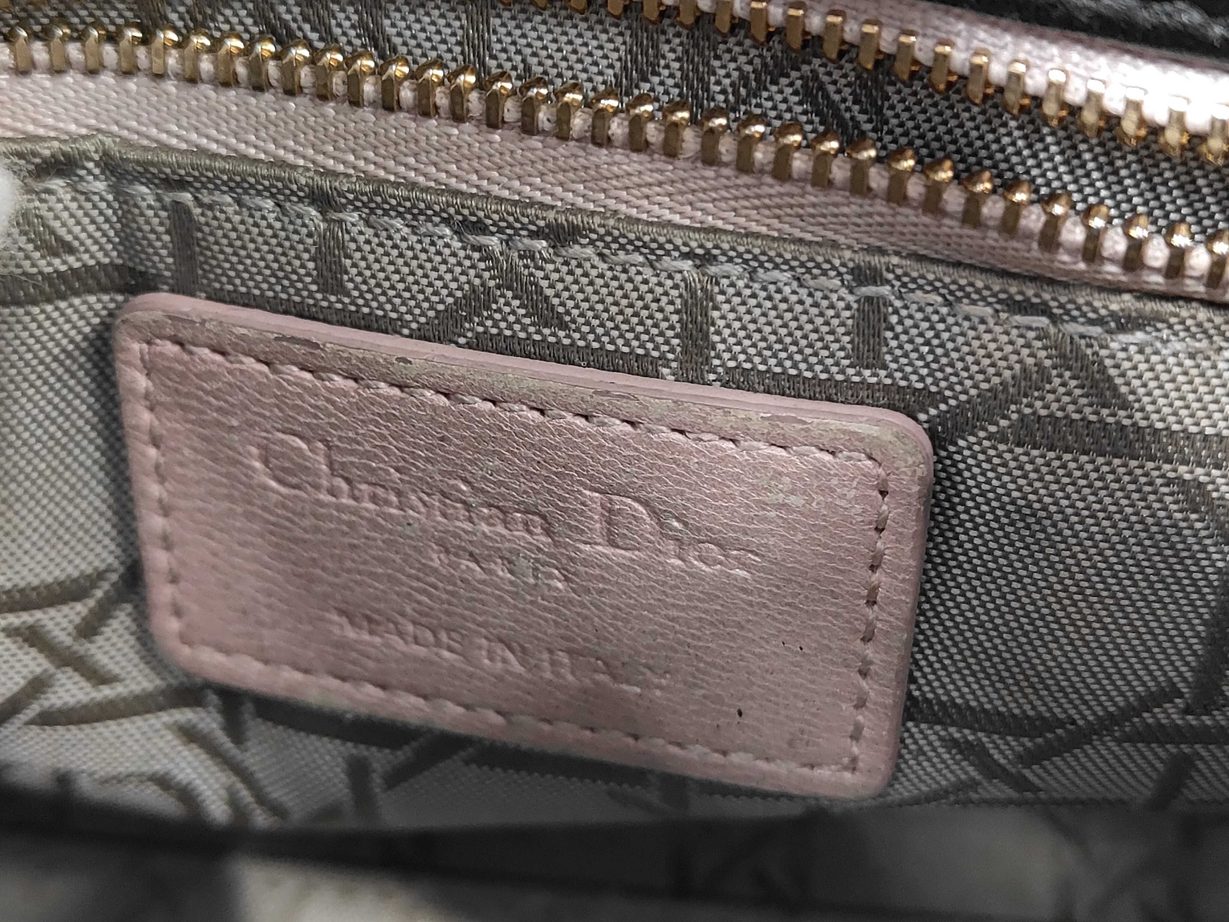 Lady Dior Leather Black Handbag — view 10