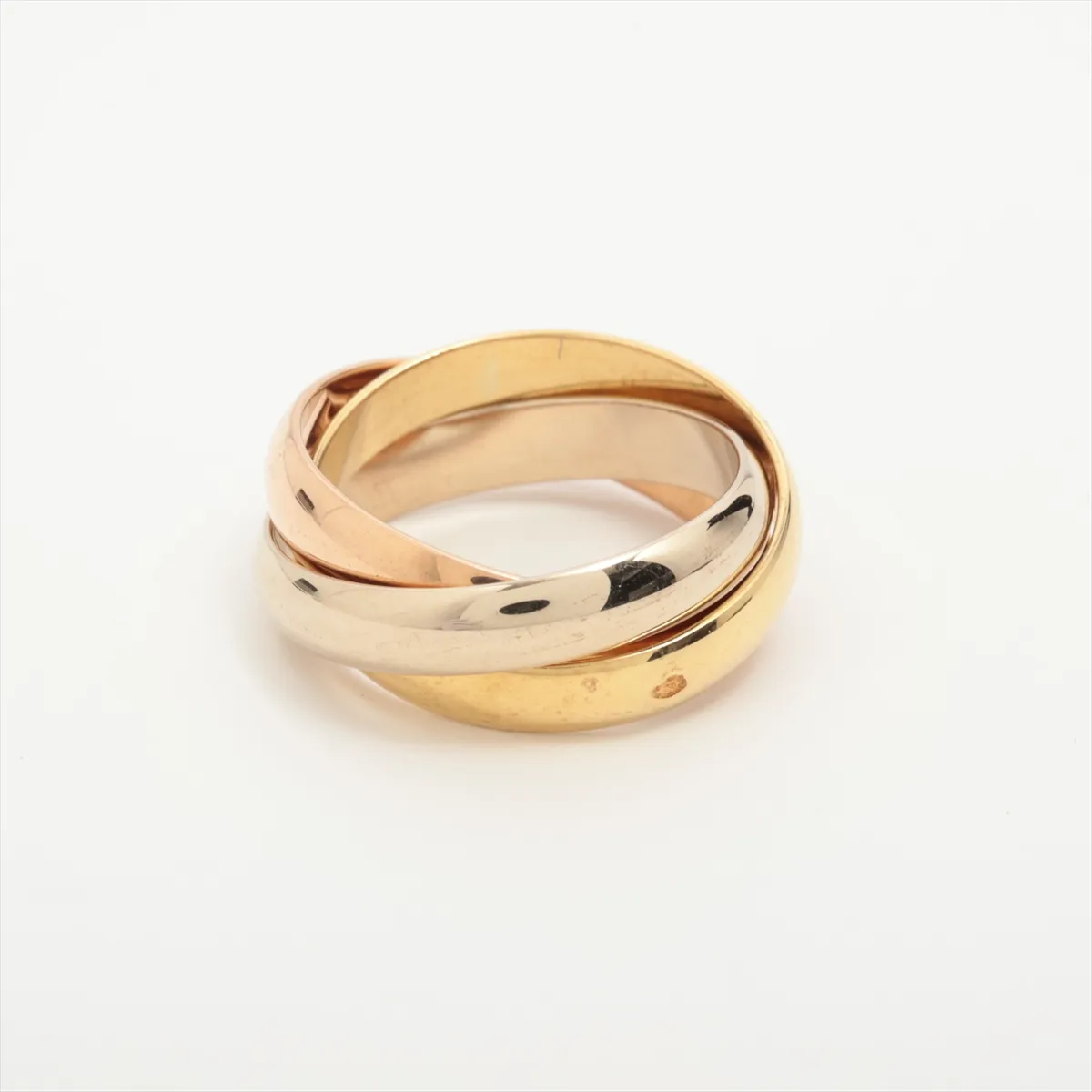 Trinity Ring 750 (YG x PG x WG) 7.5g 50 A4726W (Sold finish, drilled holes) — view 2