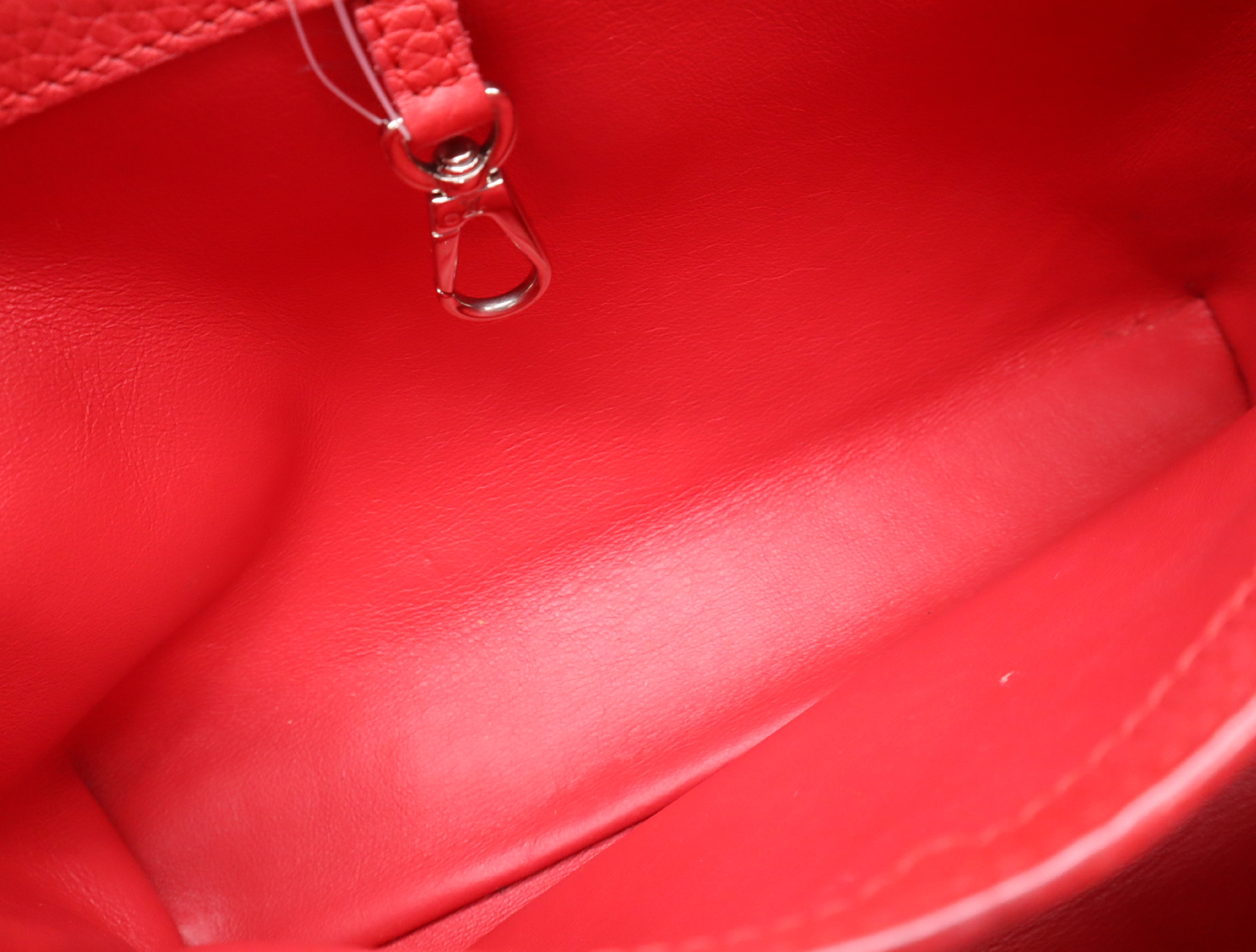 M42237 Taurillon Capucines PM Red Handbag with Shoulder Strap — view 13