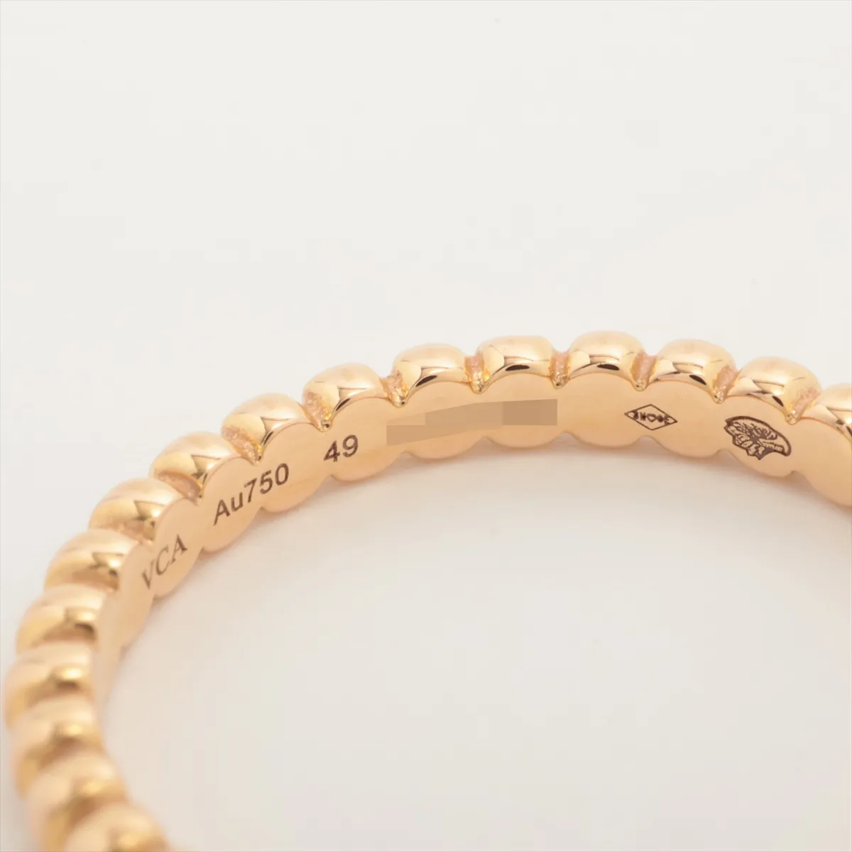 Perlee Ring 750 (PG) 2.0g Size 49 JO491146 VCARPJMF49 — view 4