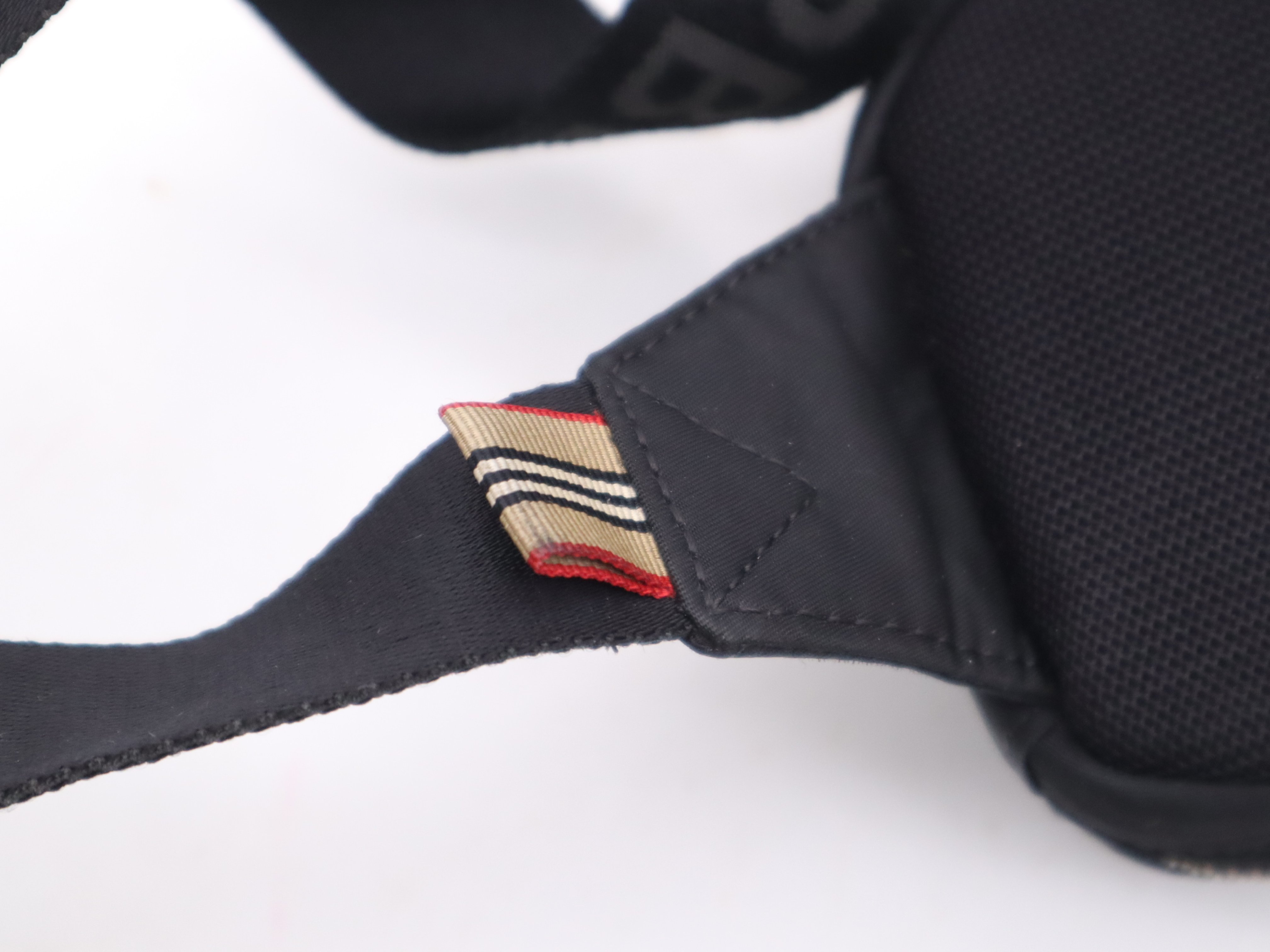 Nylon ML Cannon Waist Bag, Black — view 7