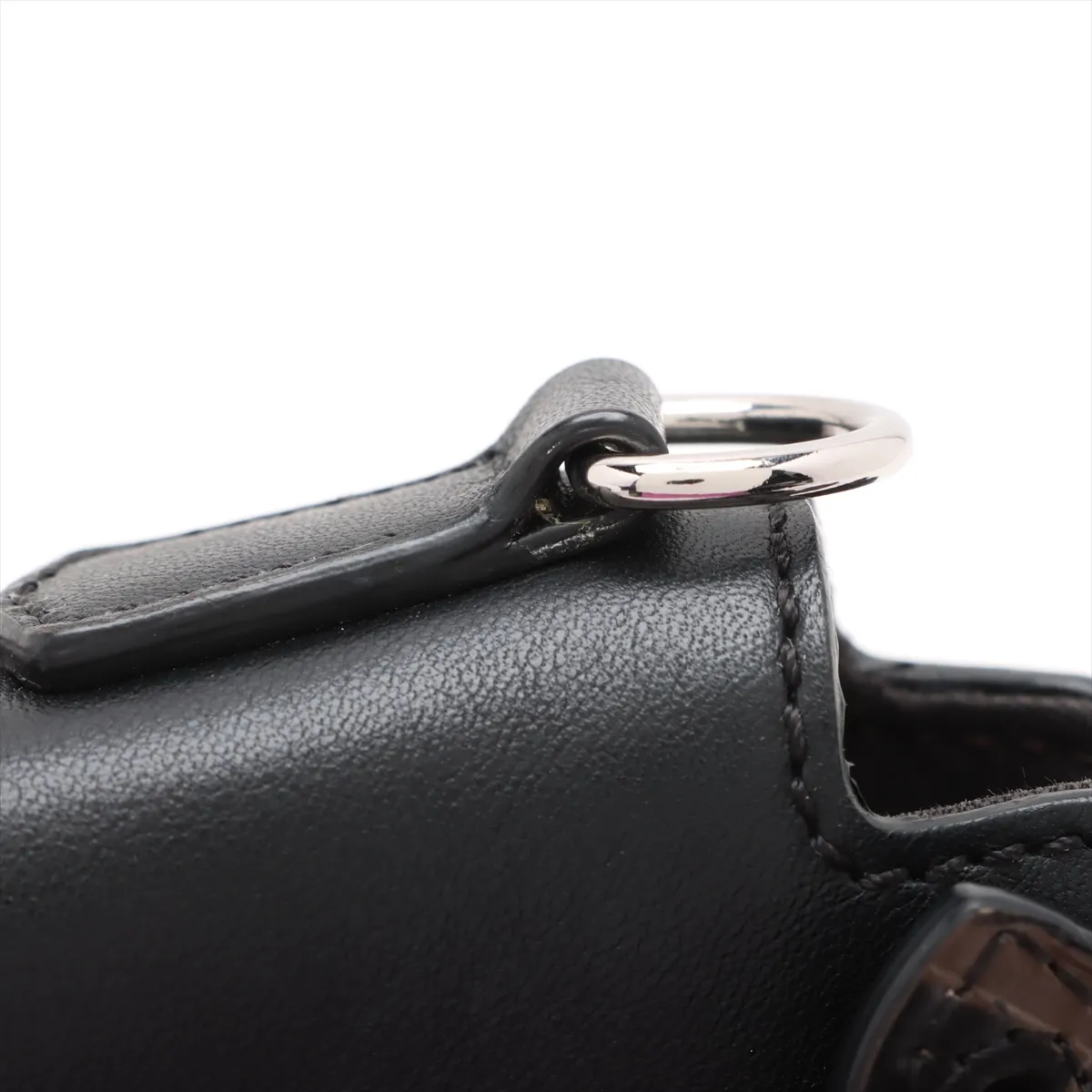 Zucca Visible Mini Leather 2WAY Shoulder Bag Black x Brown 8BL145 — view 13