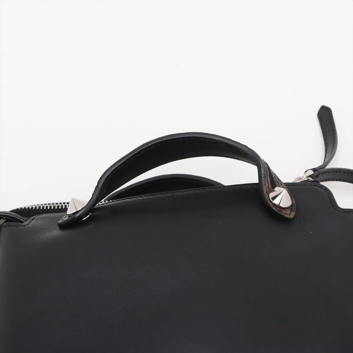 Zucca Visible Mini Leather 2WAY Shoulder Bag Black x Brown 8BL145 — view 6
