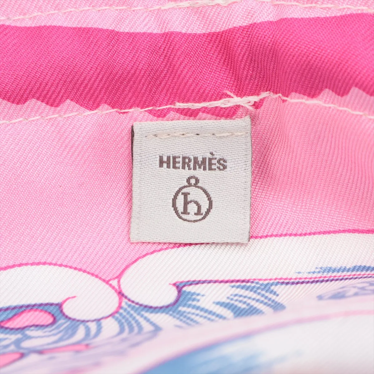 Petit H Silk Pouch Pink — view 3