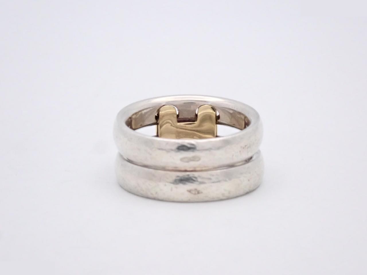 925/750 Olympe Ring, 9.0g, Stamped 50, Actual Size #8.5 — view 2