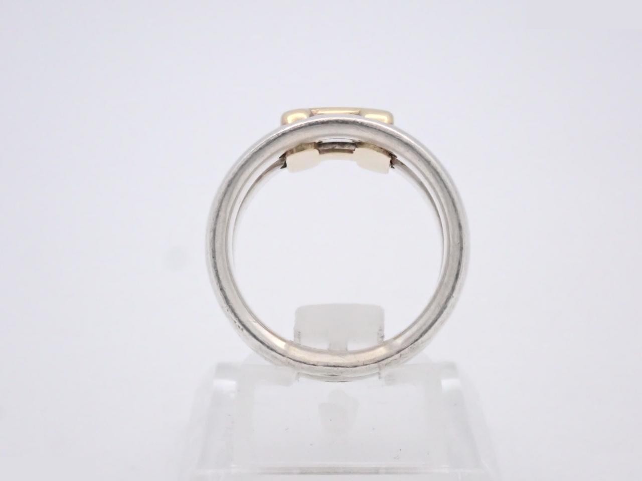 925/750 Olympe Ring, 9.0g, Stamped 50, Actual Size #8.5 — view 3