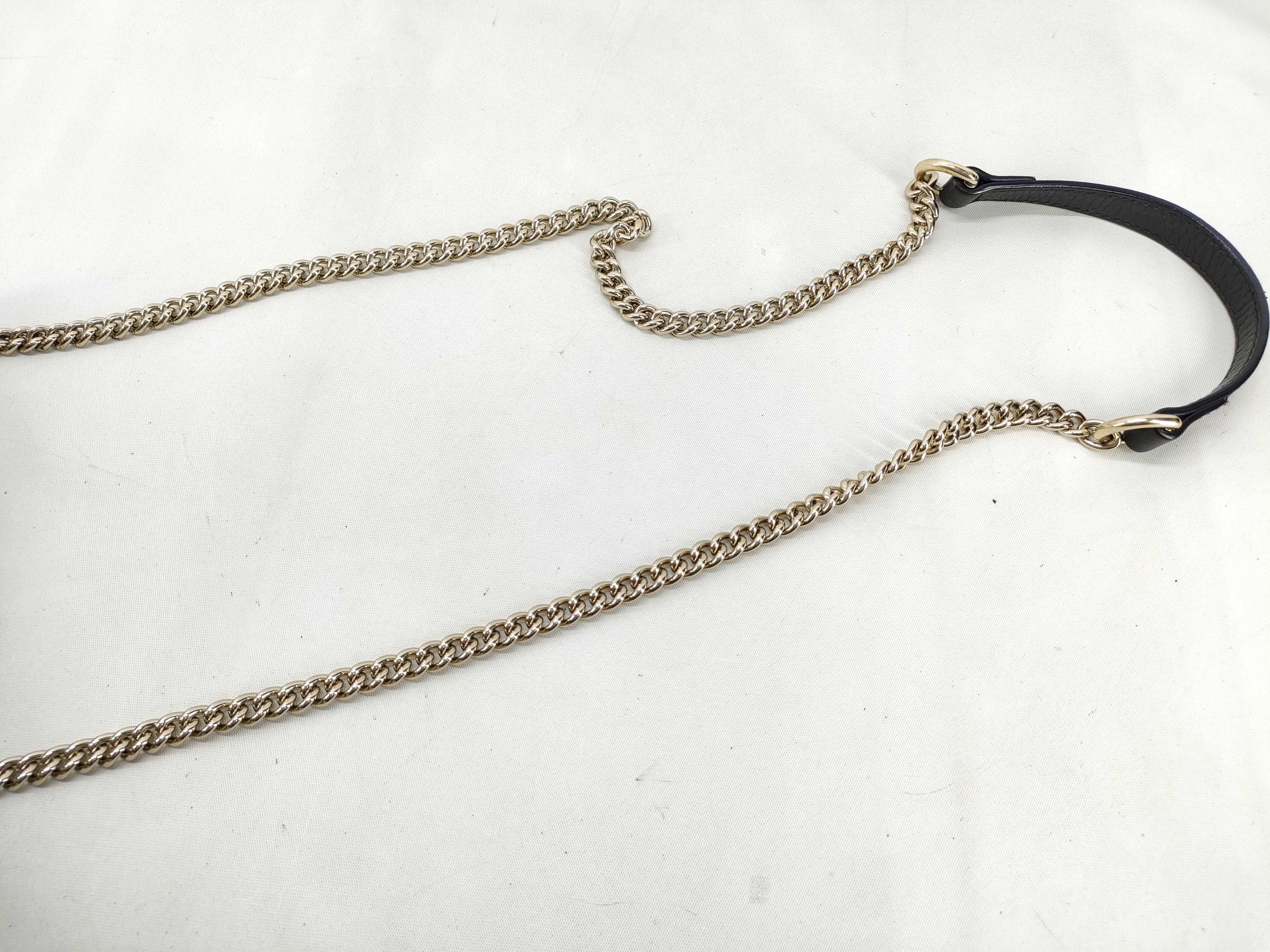 GG Interlocking Chain Shoulder Bag Small — view 5